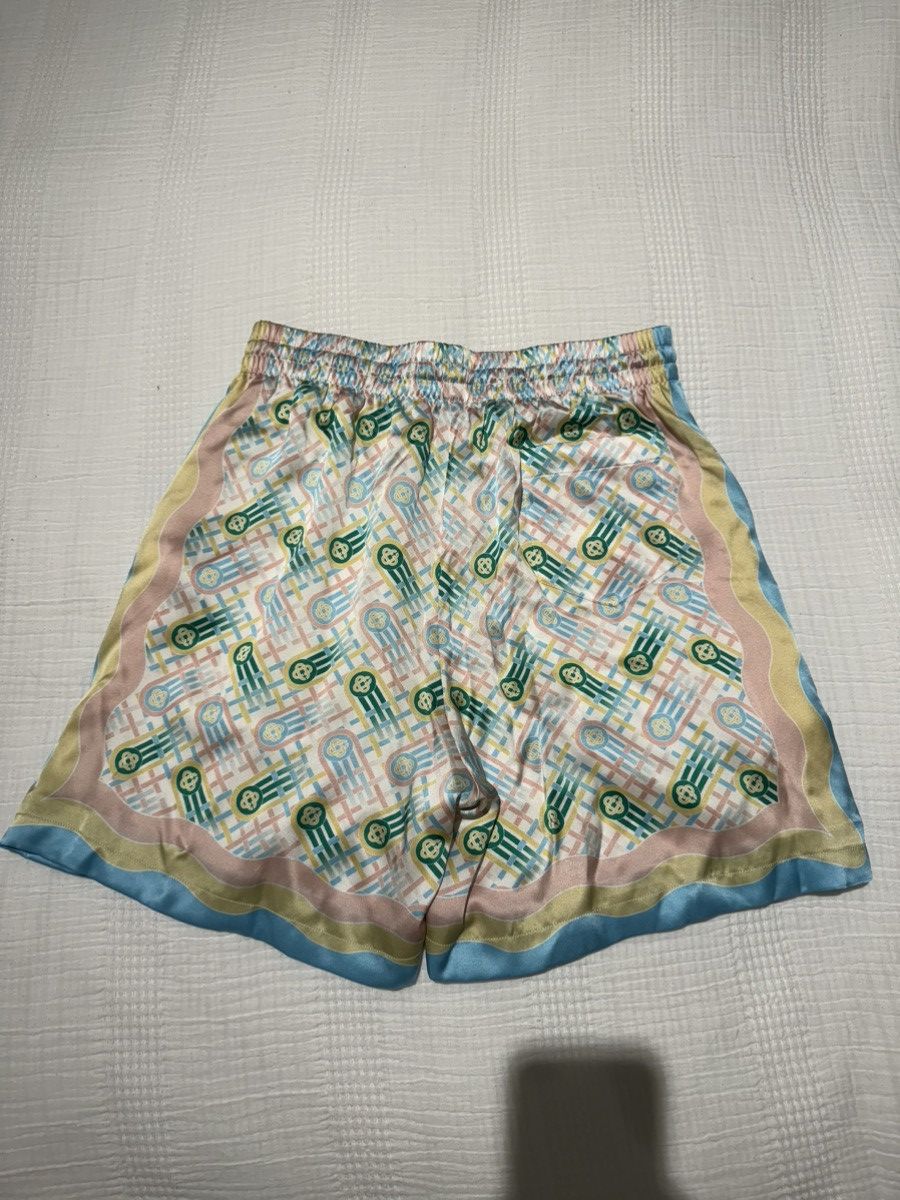 Casablanca Multicolour Ping Pong silk shorts Size US 32 / EU 48 - 2 Thumbnail
