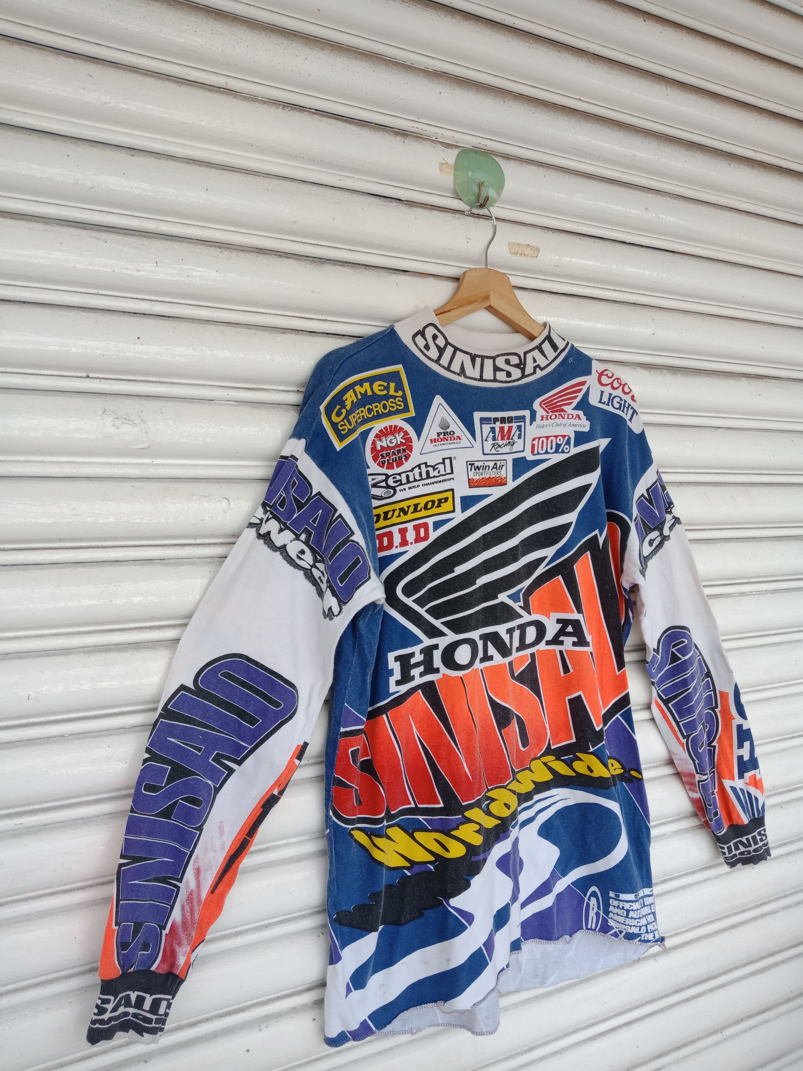 Honda 94 Sinisalo Racewear Honda Motorcross OVP Sponsors Size US L / EU 52-54 / 3 - 4 Thumbnail