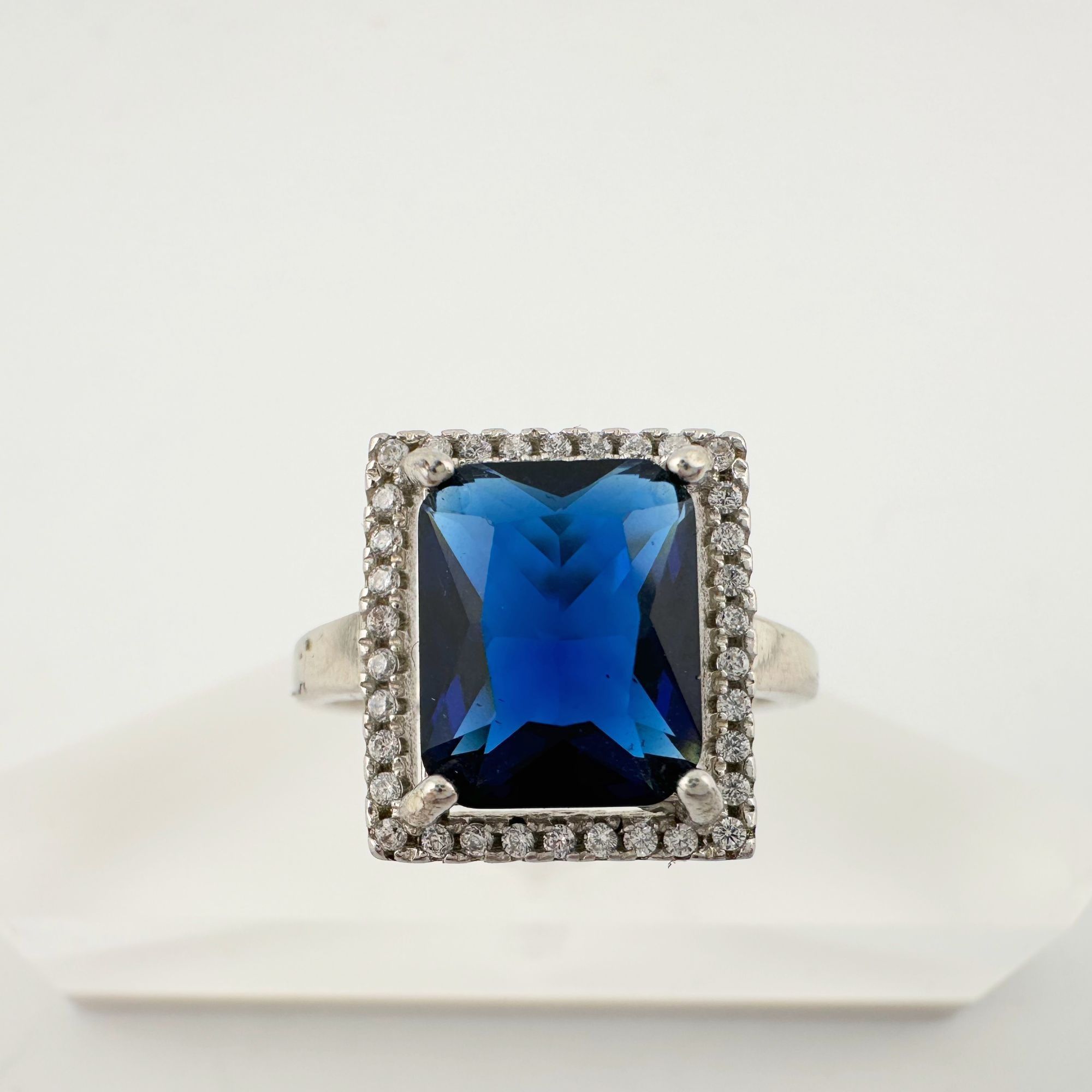 Other 4.10 Carat Lab Created Deep Blue & White Sapphire Ring Size Size ONE SIZE - 4 Thumbnail