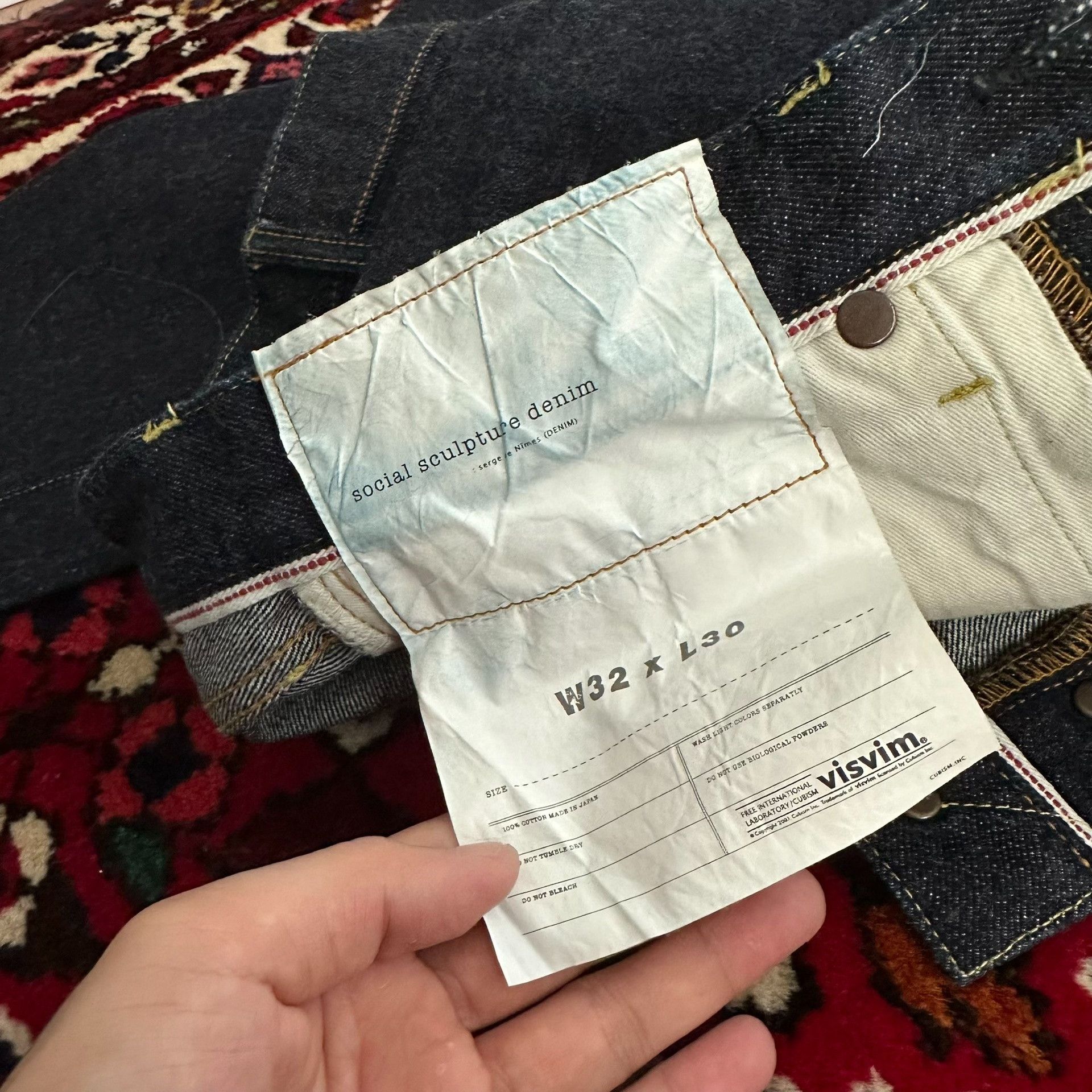Visvim visvim 23ss 01 RAW Denim Jeans Size US 32 / EU 48 - 7 Thumbnail