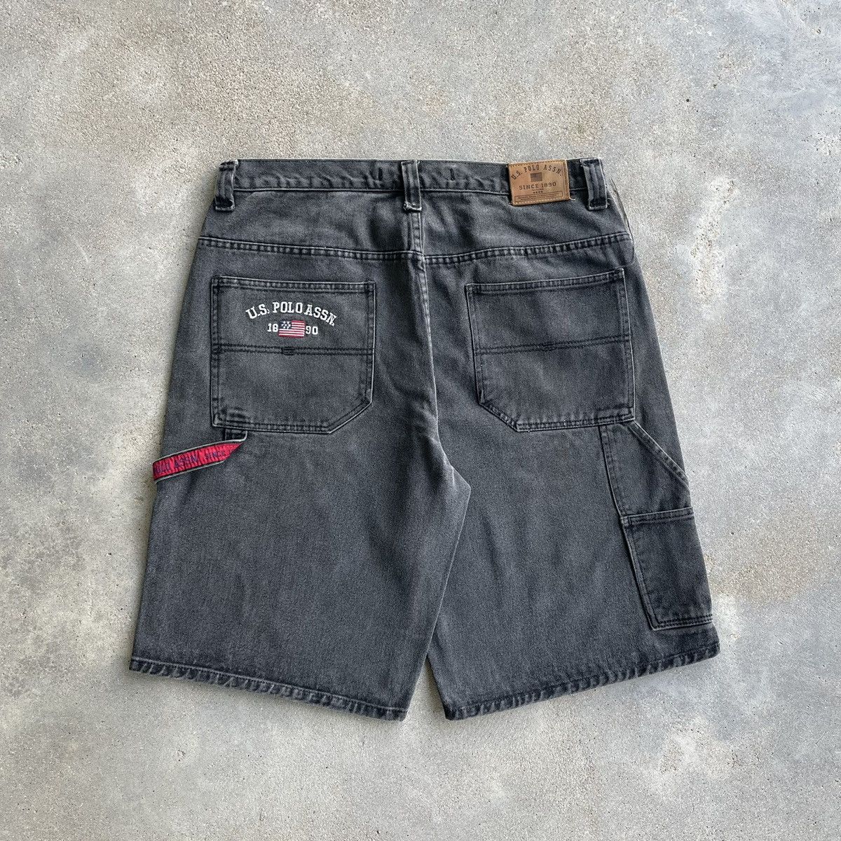 Other Crazy vintage baggy Y2K skater Polo jean shorts jorts Size US 36 / EU 52 - 1 Thumbnail