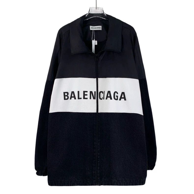 Balenciaga Balenciaga size 36 Color-block logo printed cotton lapel l Size US XS / EU 42 / 0 - 1 Thumbnail