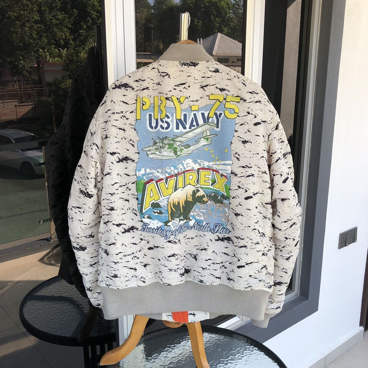 Avirex Avirex Camo PBY-75 US NAVY Ma-1 Bomber Jacket Size US XL / EU 56 / 4 - 5 Thumbnail