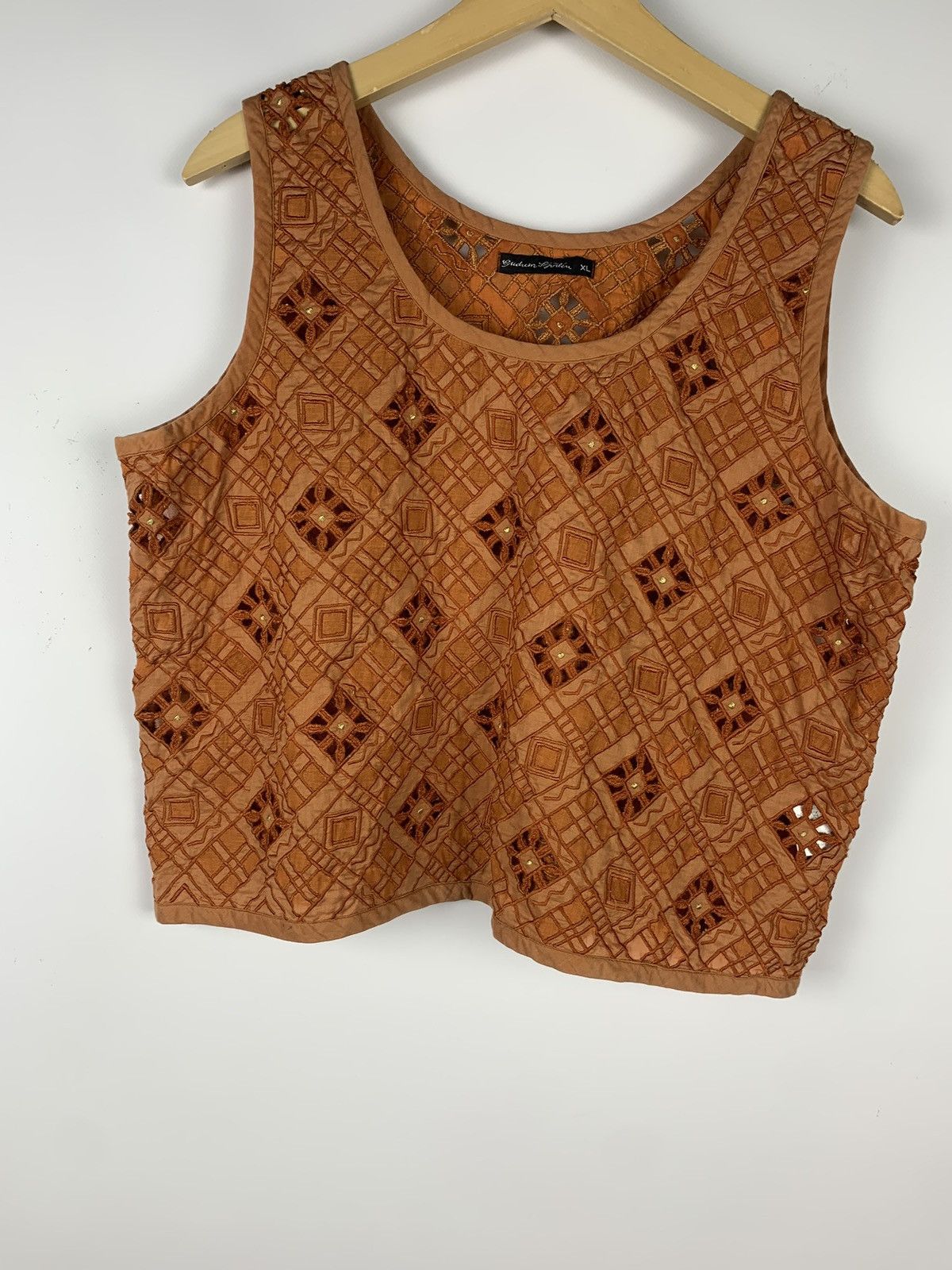 Gudrun Sjoden Gudrun Sjoden Mesh Tank Top Vest Sleeveless Gilet Size XL Size XL / US 12-14 / IT 48-50 - 5 Thumbnail