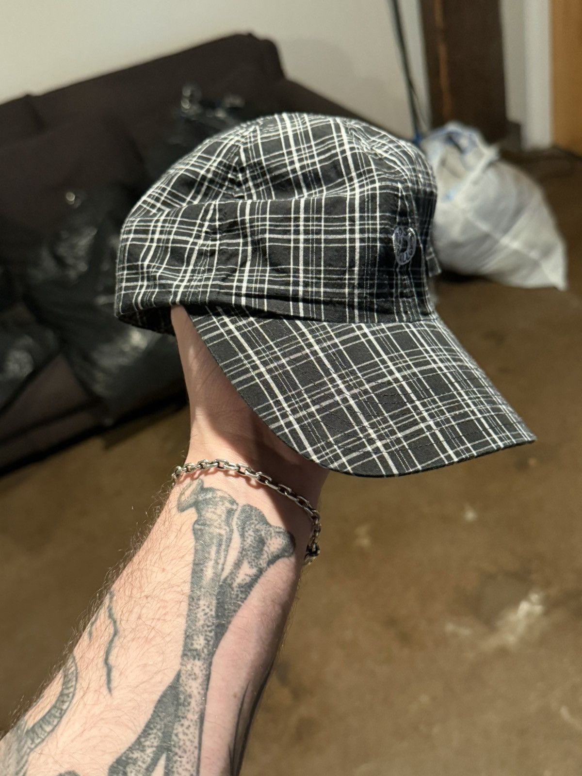 Post Overalls Post O’Alls #3903-CBC POST Ball Cap : broadcloth check Size ONE SIZE - 4 Thumbnail
