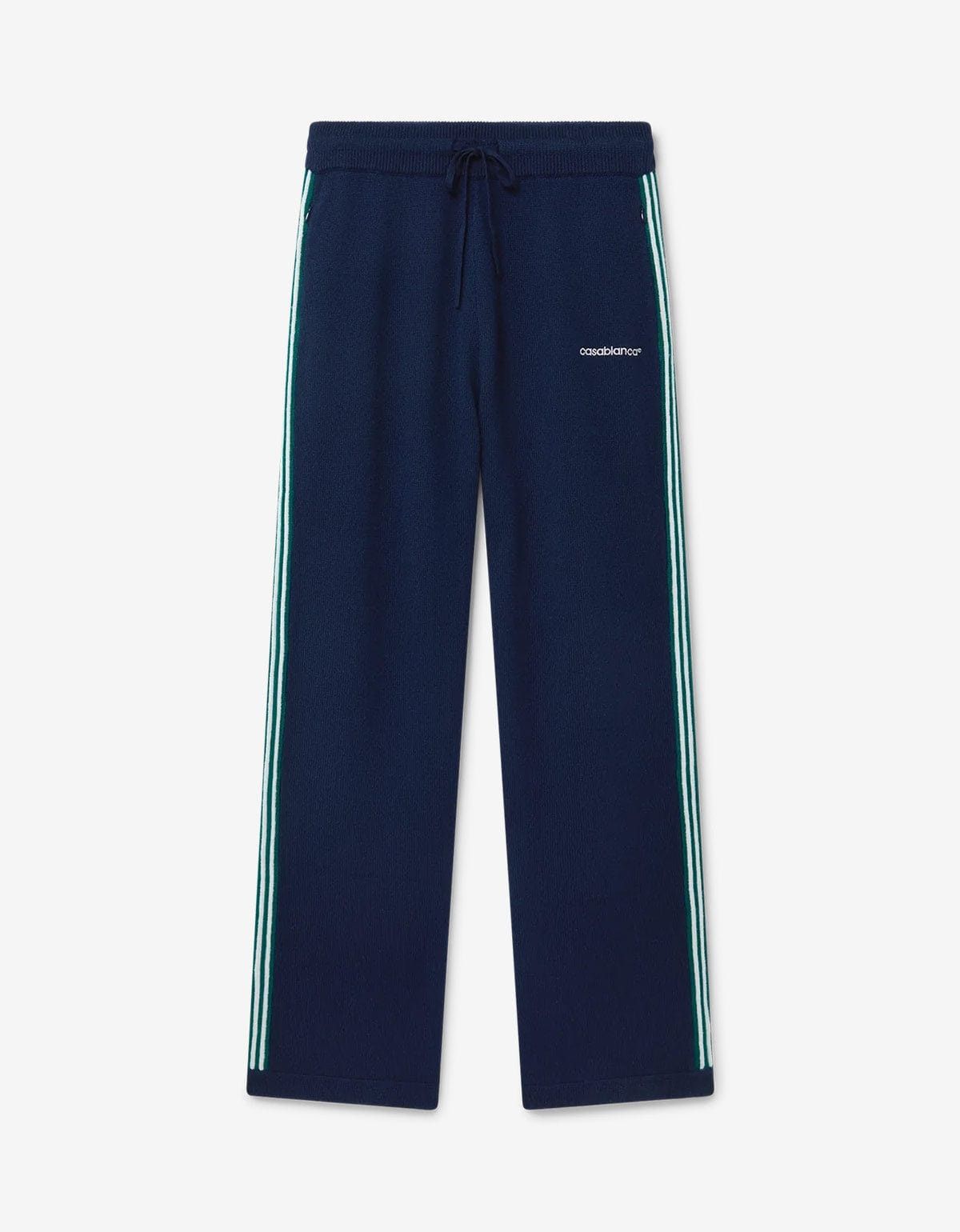 Casablanca Casablanca Navy Blue Knit Tennis Trousers Size US 34 / EU 50 - 1 Thumbnail