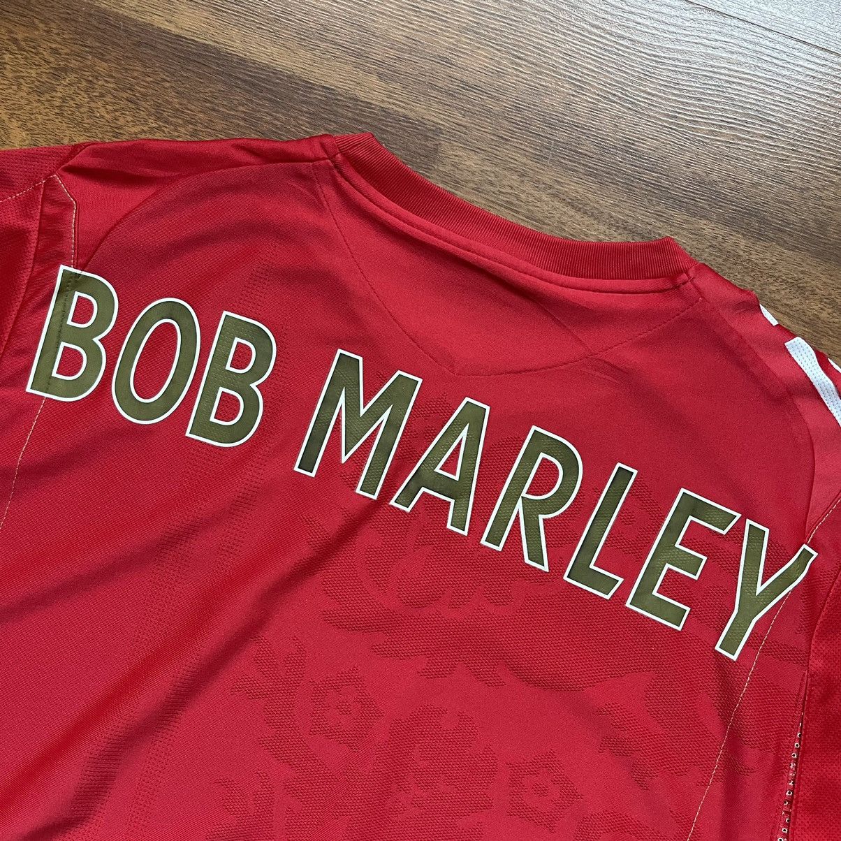 Bob Marley × Umbro ENGLAND UMBRO 2006 WORLD CUP FOOTBALL AWAY JERSEY BOB MARLEY Size US L / EU 52-54 / 3 - 11 Thumbnail