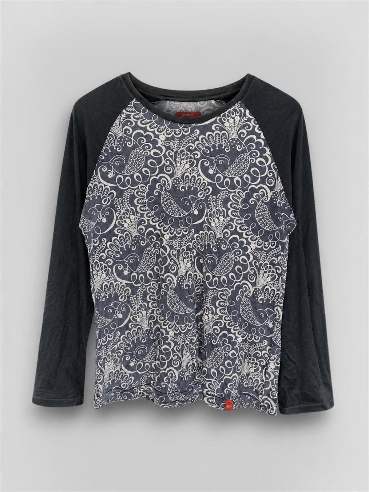 Vintage Crazy Googles Vintage Bandana Motive Long Sleeve Size US S / EU 44-46 / 1 - 1 Thumbnail