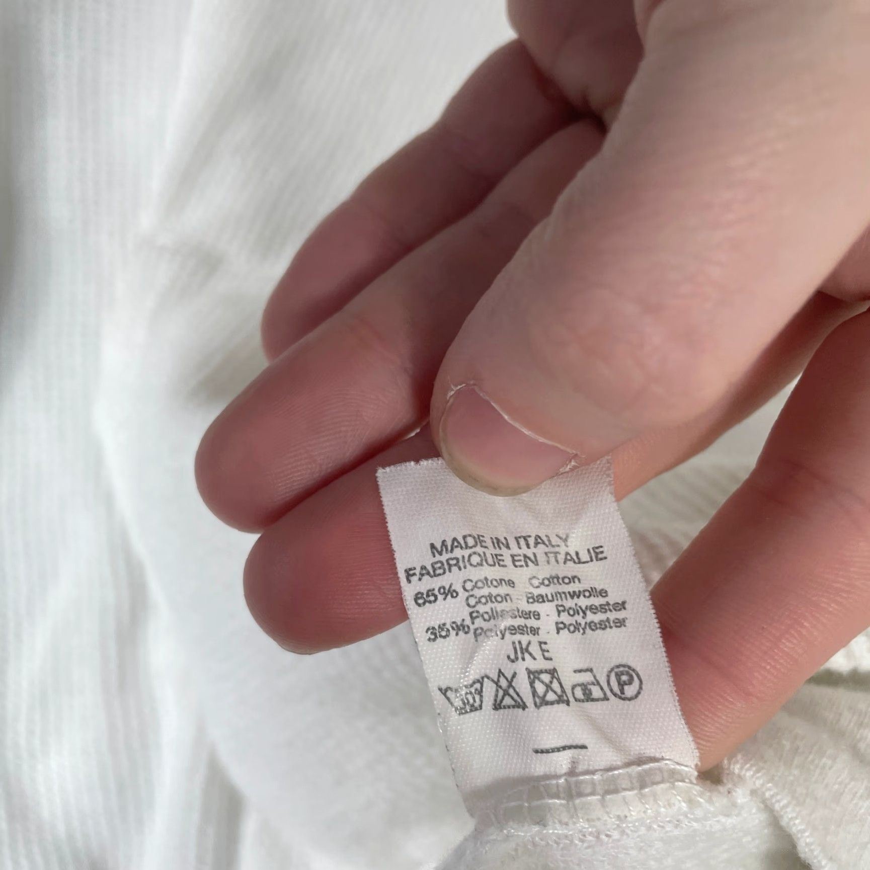 Brandy Melville VINTAGE Brandy Melville Hoodie Womens One Size White Waffle Knit Thermal Cropped Size ONE SIZE - 3 Thumbnail