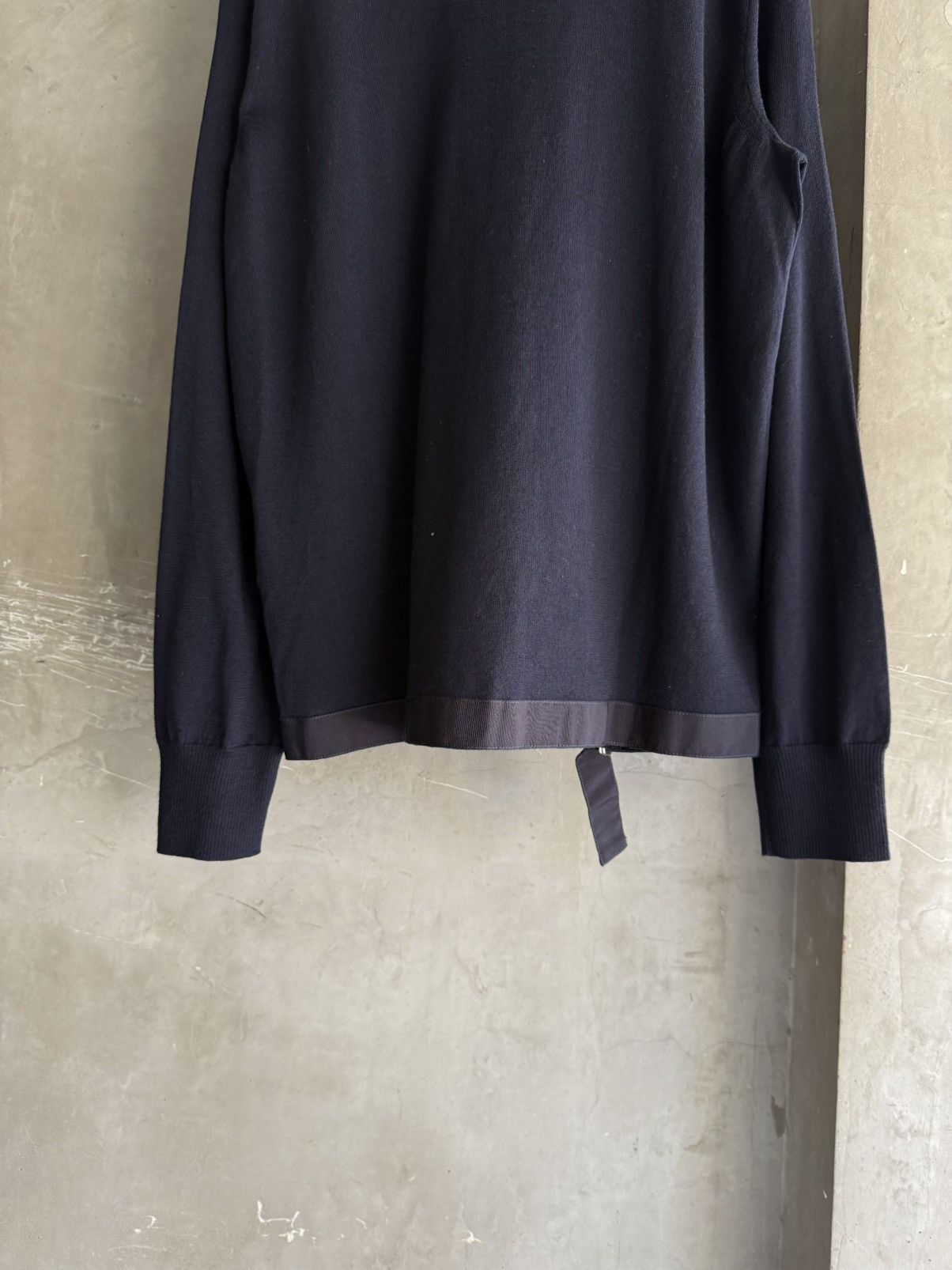 OAMC OAMC Dark Navy Belted Wool Knit Size US S / EU 44-46 / 1 - 7 Thumbnail