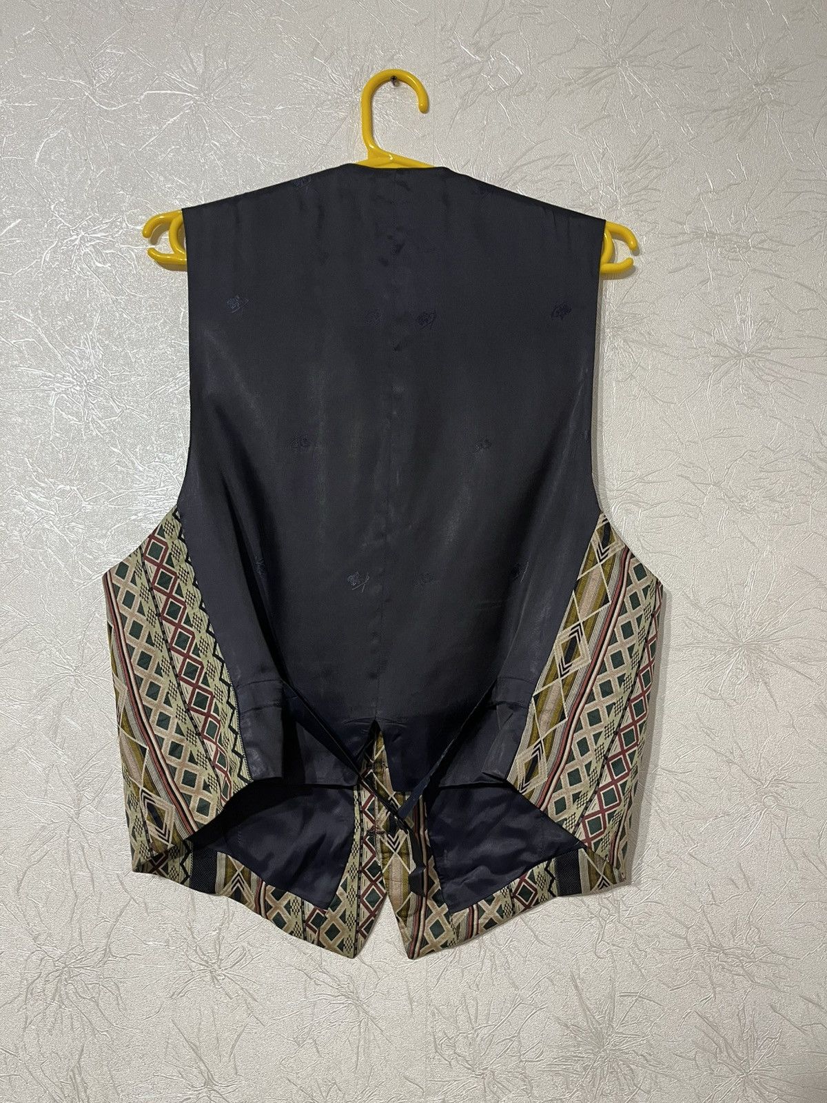 Kenzo Kenzo Homme Vintage 100% Silk Pattern Vest Made in France Size 46R - 4 Thumbnail