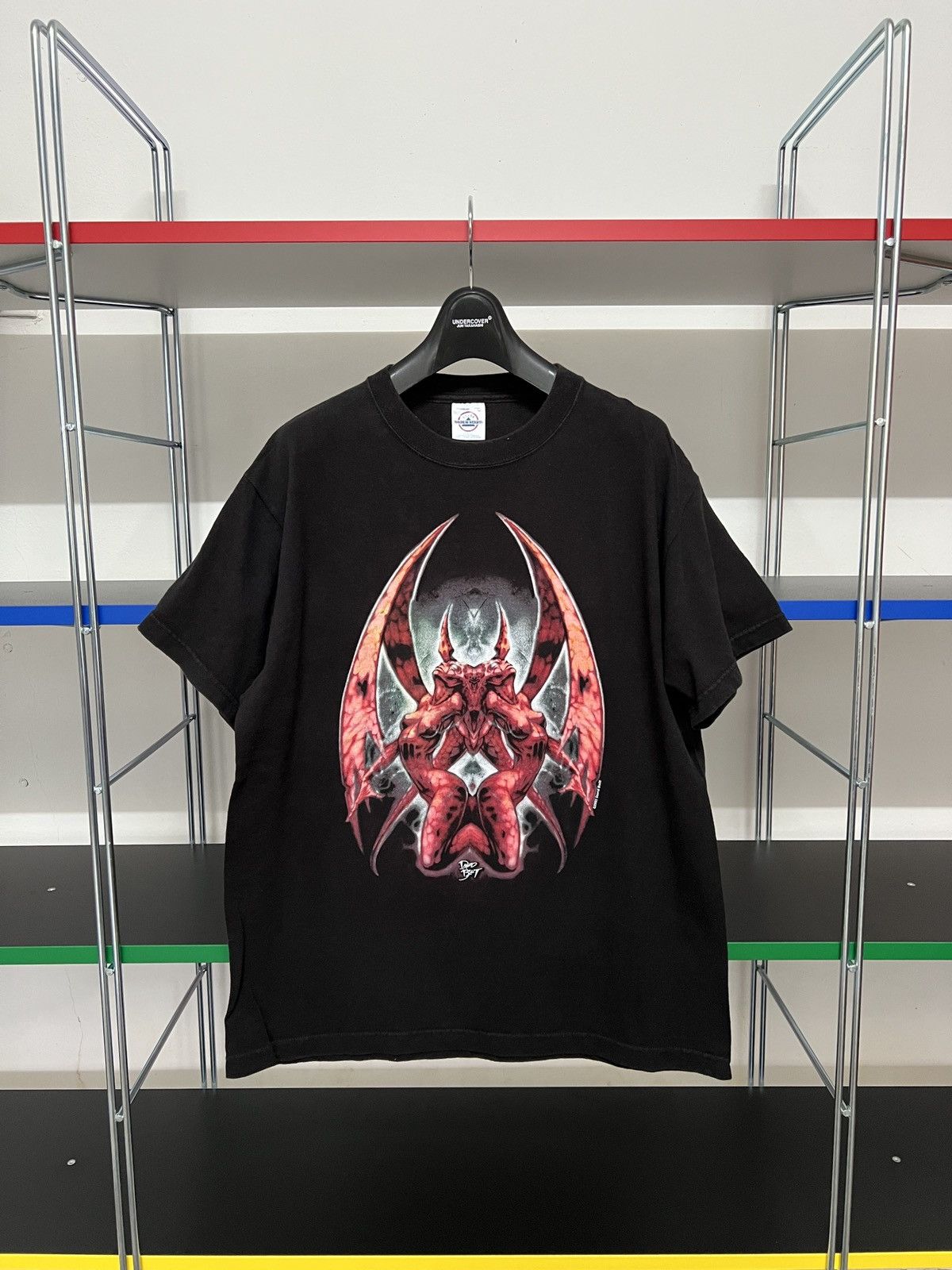 Vintage Y2K Vintage David Bollt Symmetry Red Goth Devil T-shirt M Size US M / EU 48-50 / 2 - 1 Thumbnail