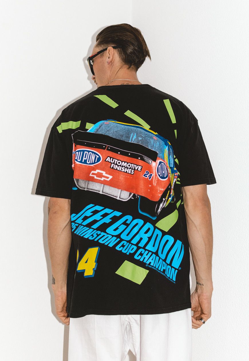 Rap Tees × Vintage 90s Jeff Gordon Nutmeg Racing Graphic Shirt - Racing Tee Size US XXL / EU 58 / 5 - 2 Thumbnail