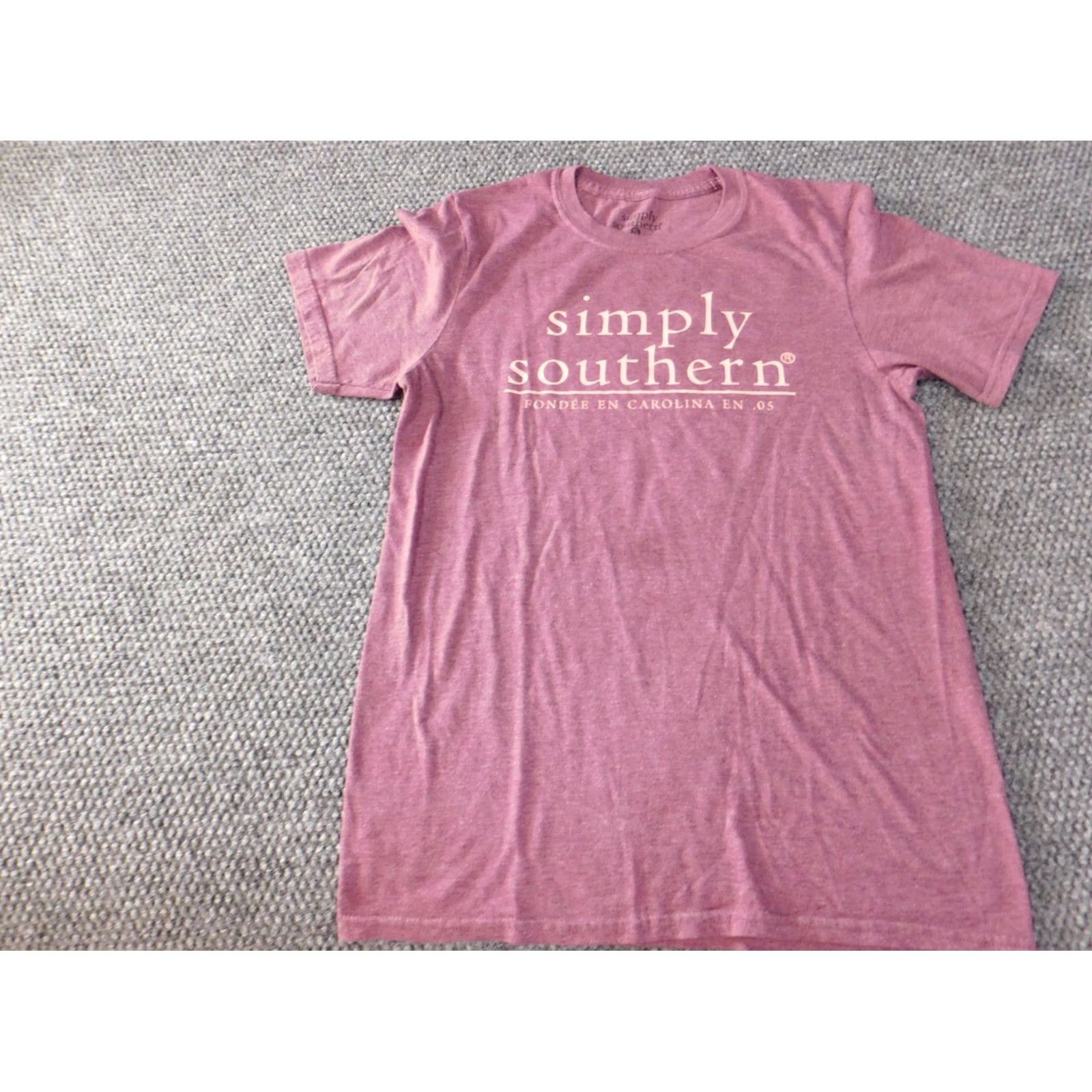 Vintage Simply Southern Shirt Men Small Purple Beach Sea Shells Graphic Tee Size US S / EU 44-46 / 1 - 4 Thumbnail