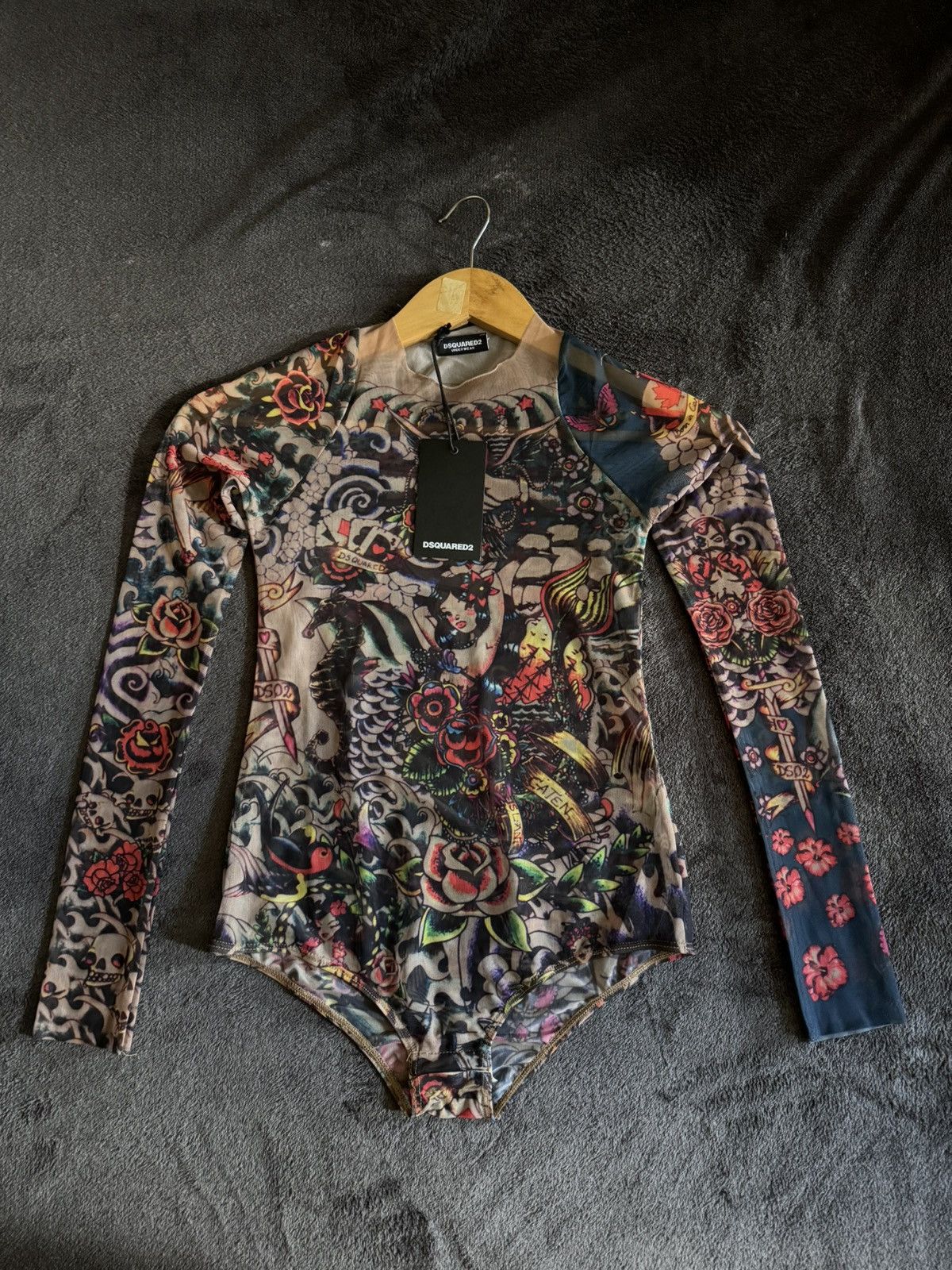 Dsquared on sale Floral Bodysuit