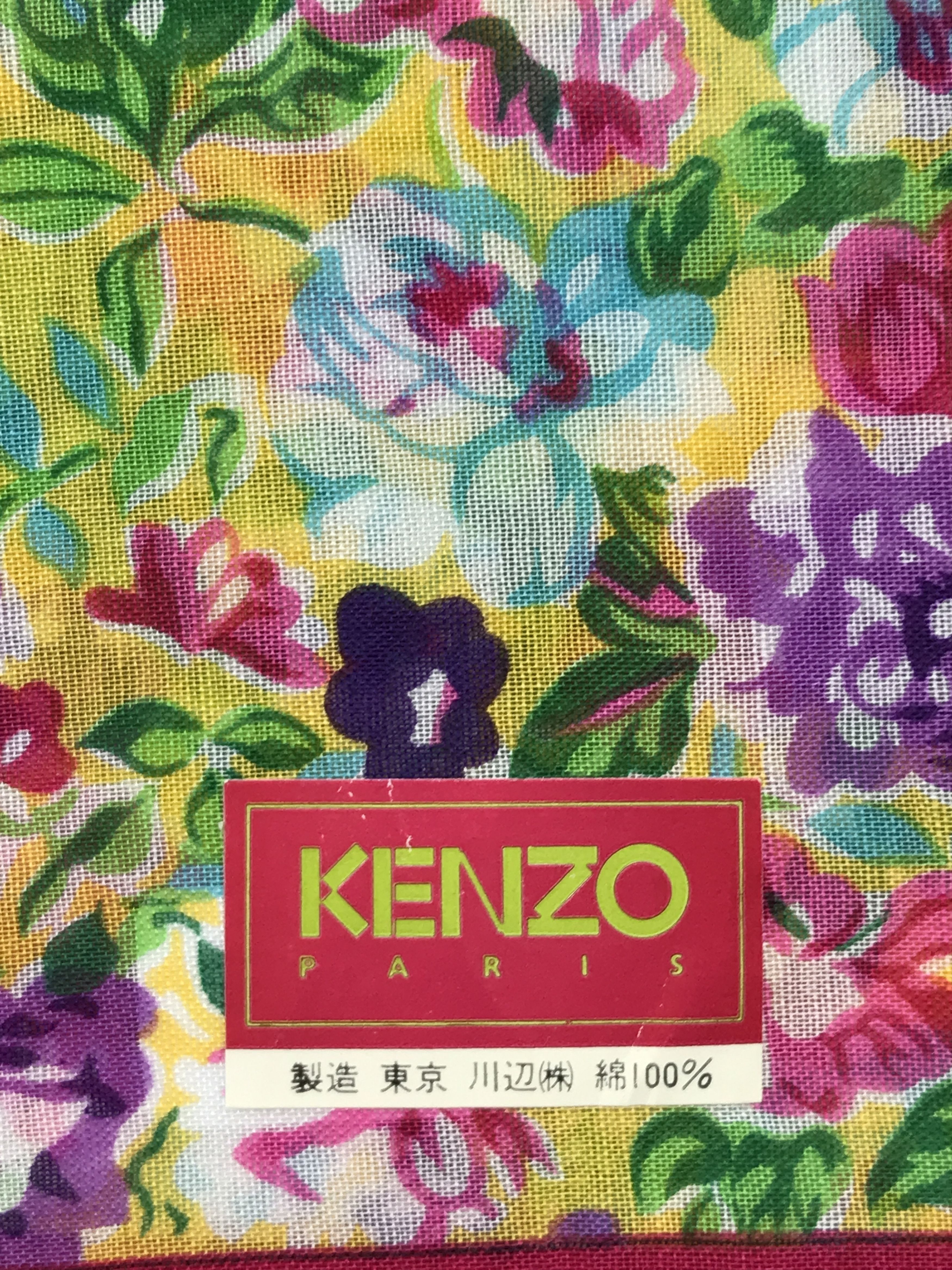 Japanese Brand × Kenzo × Vintage Vintage Kenzo Bandana Neckerchief Handkerchief Size ONE SIZE - 6 Thumbnail