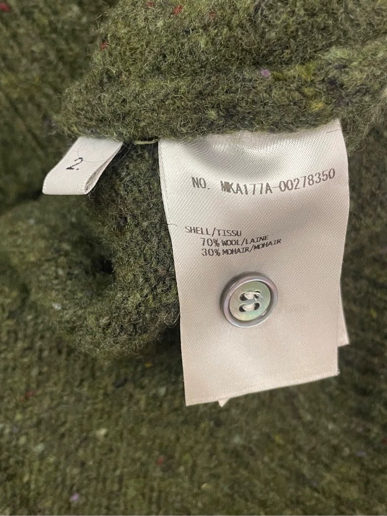 Thom Browne Thom browne Olive green striped double-sleeved wool sweater Size US M / EU 48-50 / 2 - 6 Thumbnail