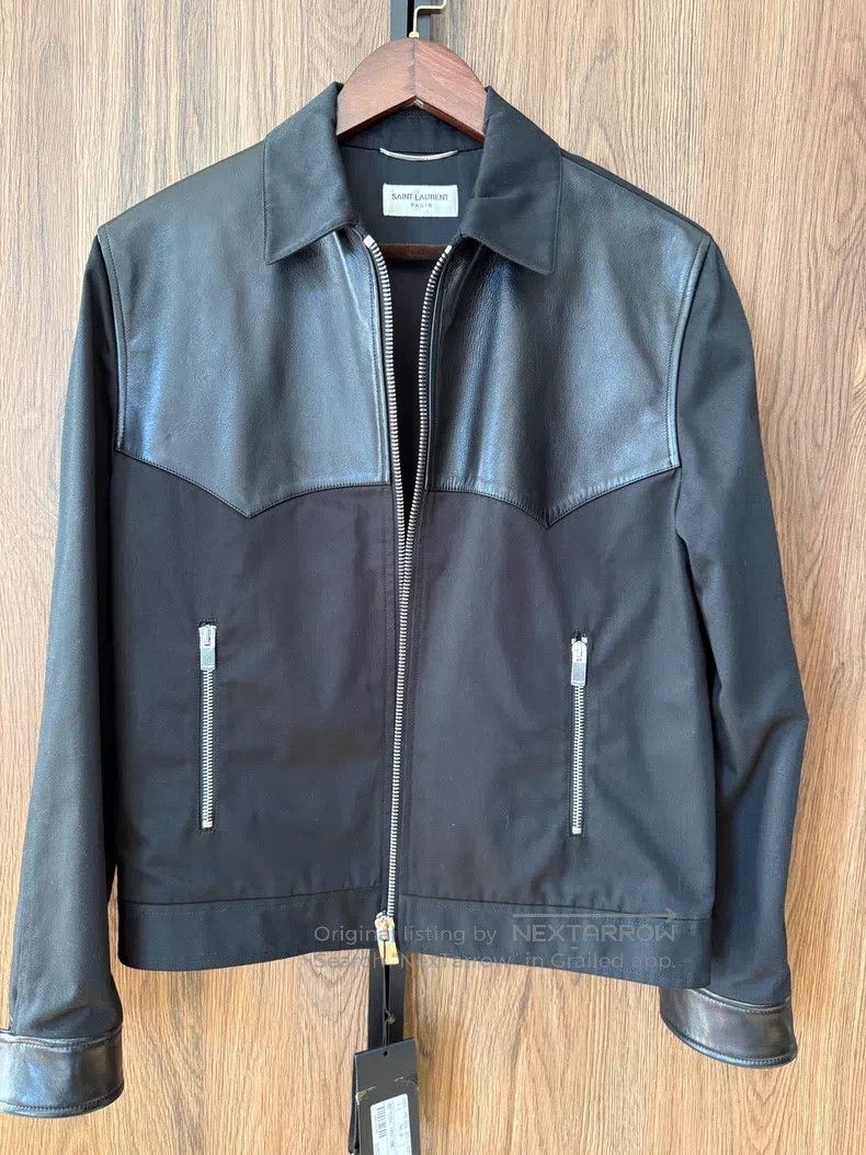Saint Laurent Paris Saint Laurent Paris Faux Fur Patchwork Jacket Size US M / EU 48-50 / 2 - 1 Thumbnail