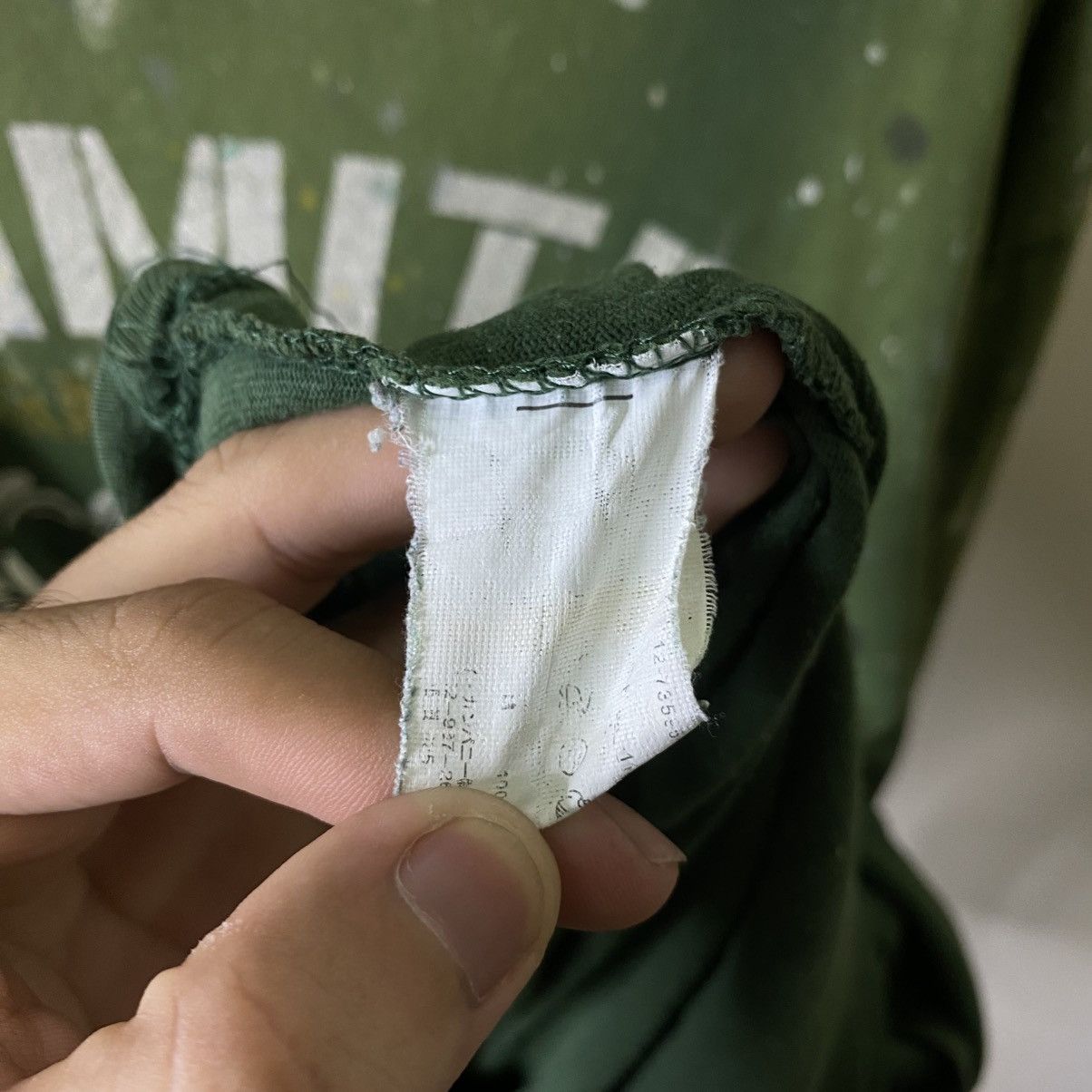 Vintage Y2K US Naval Unlimited Paratrooper Sunfaded Paint Splattered Size US XXL / EU 58 / 5 - 4 Thumbnail