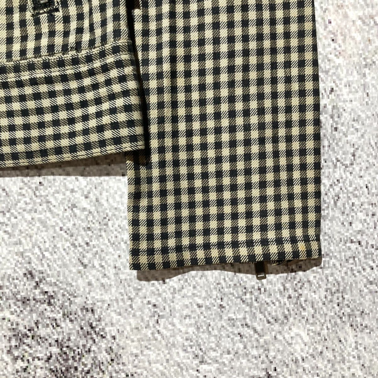 Japanese Brand 2000s Ehypenworld Gallery Asymastrical Bikers Jacket Plaid Size US XS / EU 42 / 0 - 7 Thumbnail
