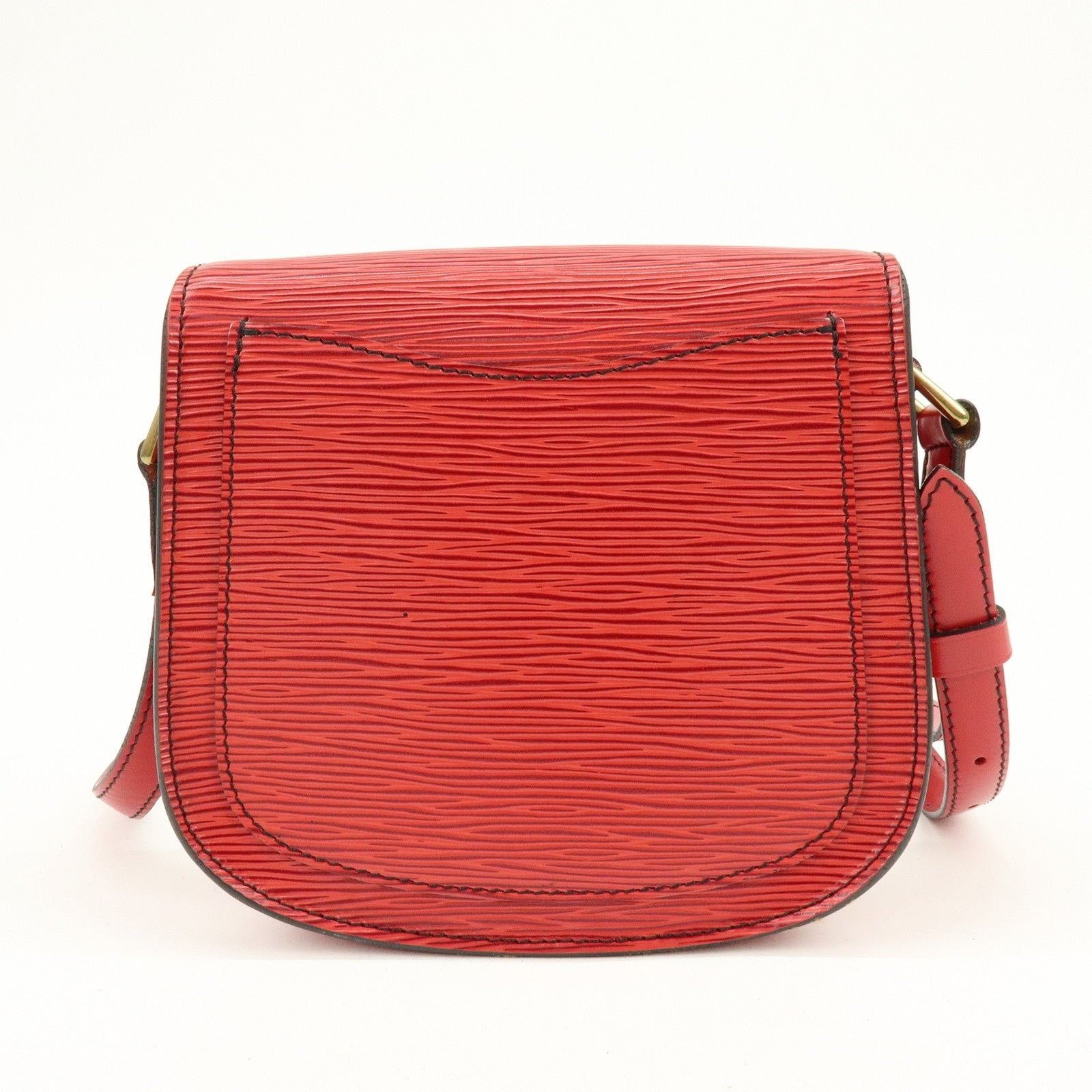Louis Vuitton Louis Vuitton Epi Mini Saint Cloud Crossbody Bag Red Size ONE SIZE - 2 Thumbnail
