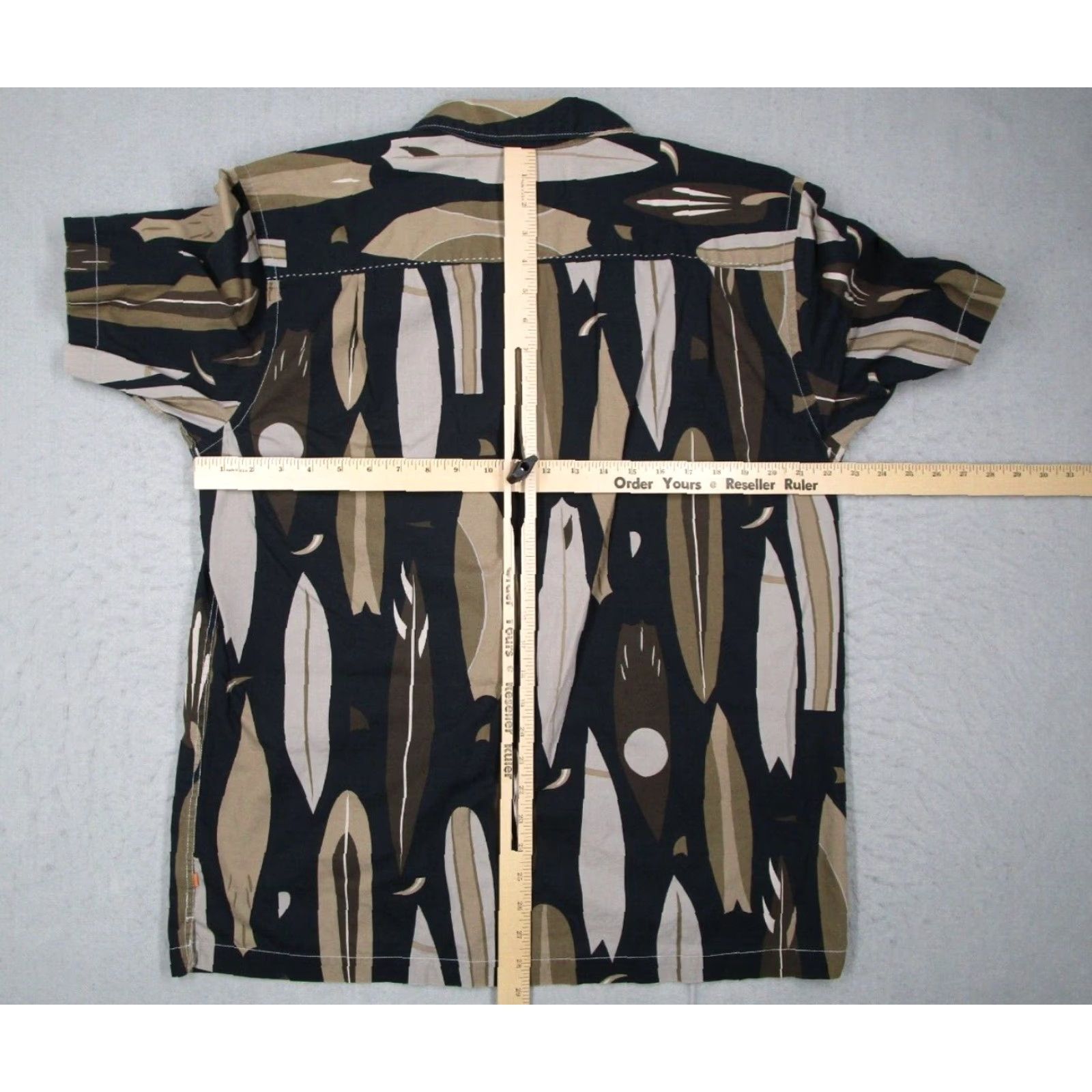 Quiksilver VINTAGE Quiksilver Men's Short Sleeve Button-Up Hawaiian Shirt M Brown Tropical Surfing Beach Casual Size US M / EU 48-50 / 2 - 6 Thumbnail