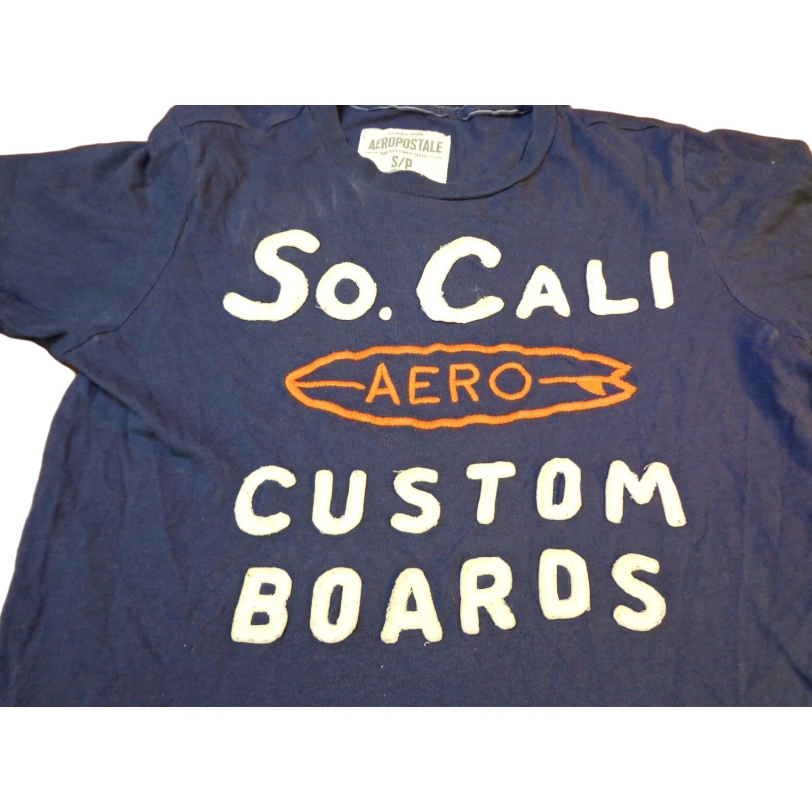 Aeropostale Aeropostale Shirt Blue T-Shirt Small Mens Graphic Tee R6 Aero SO CALI CUSTOM BOARDS Size US S / EU 44-46 / 1 - 1 Thumbnail