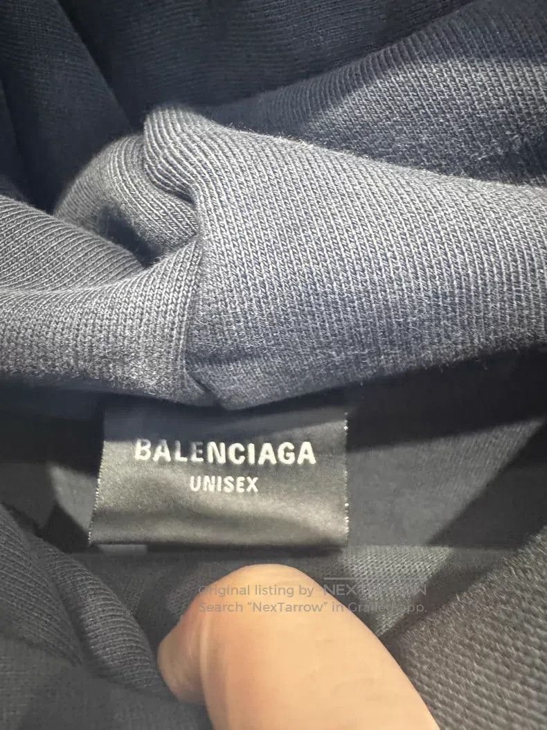 Balenciaga Balenciaga 3B Water Wash Distressed Hoodie Size US S / EU 44-46 / 1 - 4 Thumbnail