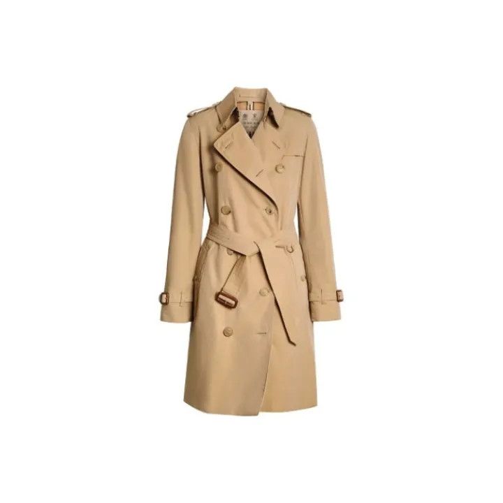 Burberry Kensington Trench Coat in Honey Color 0079