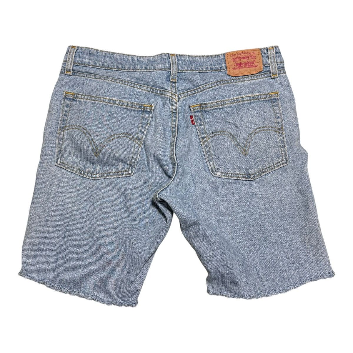 Levi's Levi’s 519 Light Wash Cotton Blend Jean Shorts Women’s 34” Size 34" / US 12 / IT 48 - 1 Thumbnail