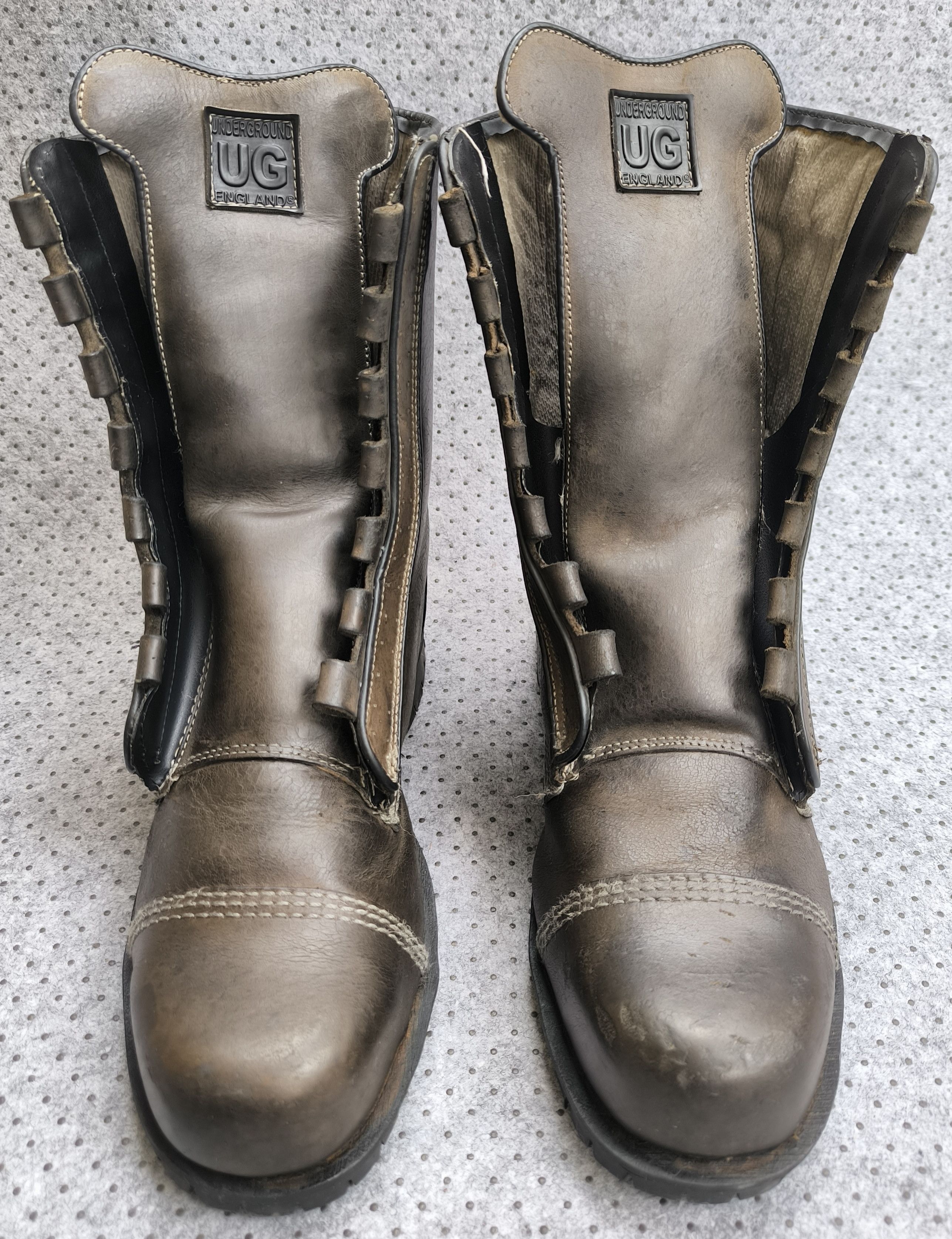 Vintage Vtg UNDERGROUND England steel toe high boot Size US 10 / EU 43 - 4 Thumbnail