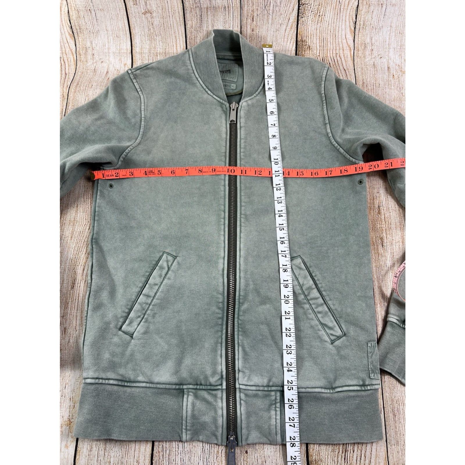 Kith KITH Pinnacle Knit Military Style Full Zip Bomber Jacket Green S Men Knit Cotton Zip Lining 400 GSM Size US S / EU 44-46 / 1 - 5 Thumbnail