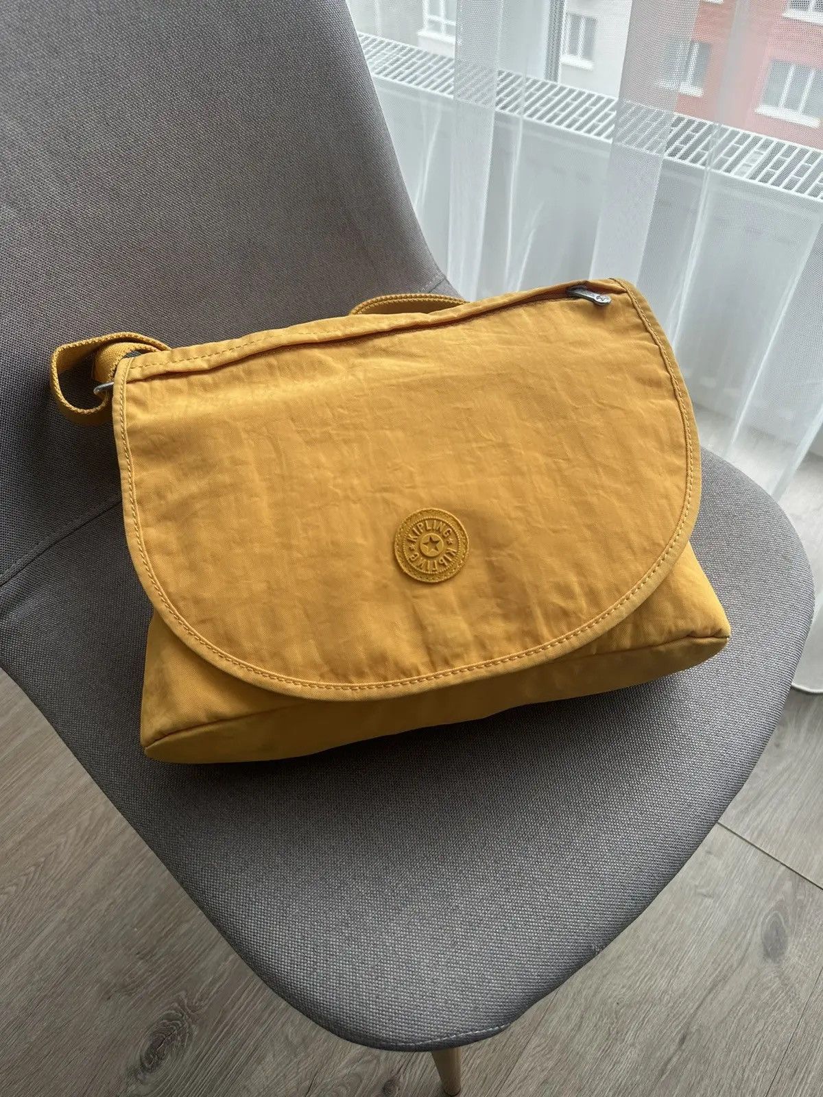Vintage Vintage Kipling Yellow Bag Y2K Backpack Size ONE SIZE - 3 Thumbnail