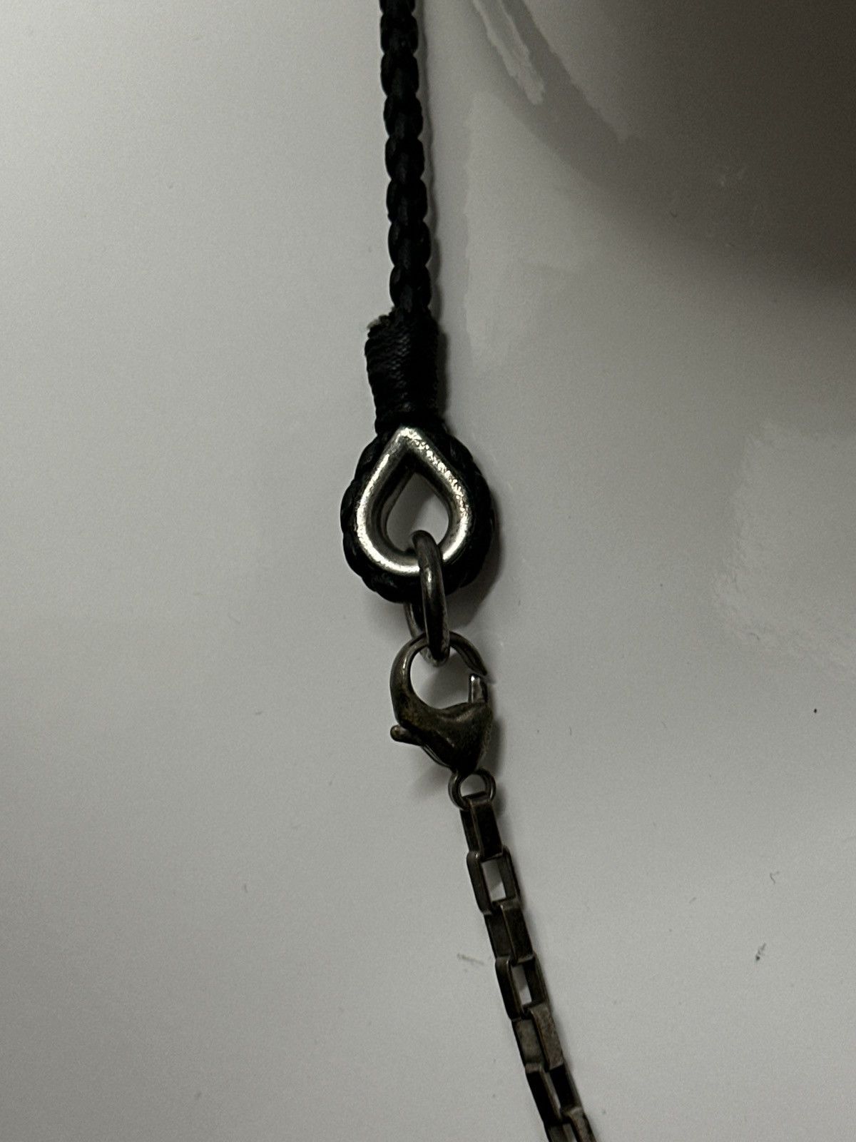 Dolce & Gabbana Vintage Dolce & Gabbana D&G 2 Way Leather Logo Necklace Size ONE SIZE - 10 Thumbnail