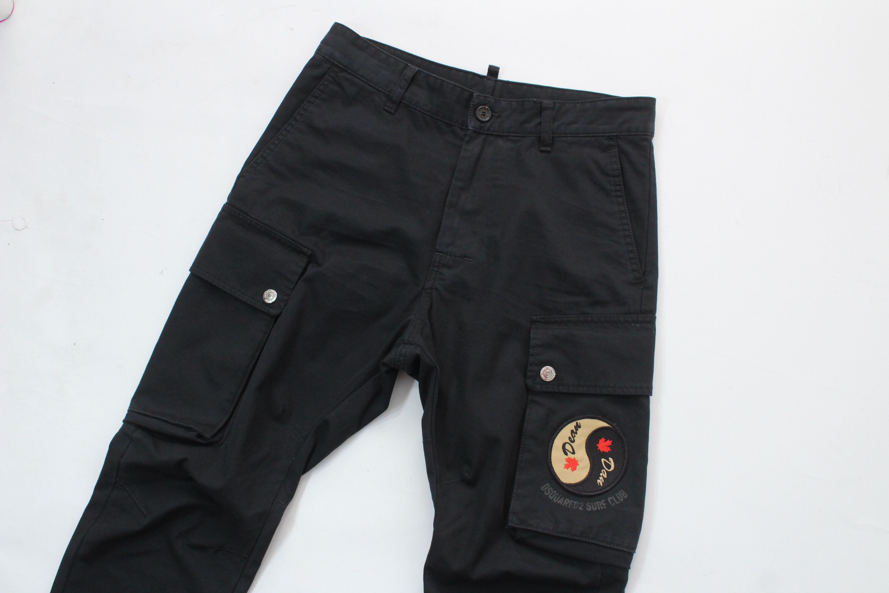 Dsquared2 DSQUARED2 Dean & Dan Yin Yang Patch Cargo Pants IT 44 Size US 28 / EU 44 - 3 Thumbnail
