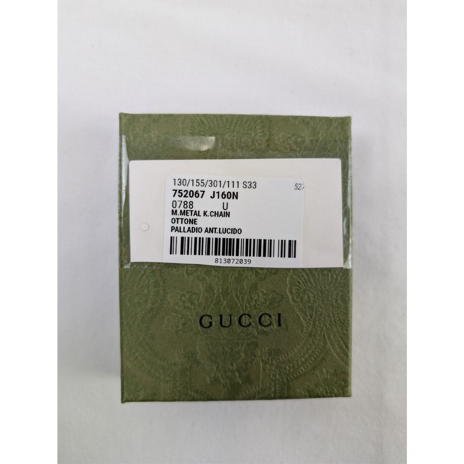Gucci o1rshd1 Size: OS / Men's Metal Key Chain Ottone in Silver Size ONE SIZE - 10 Thumbnail