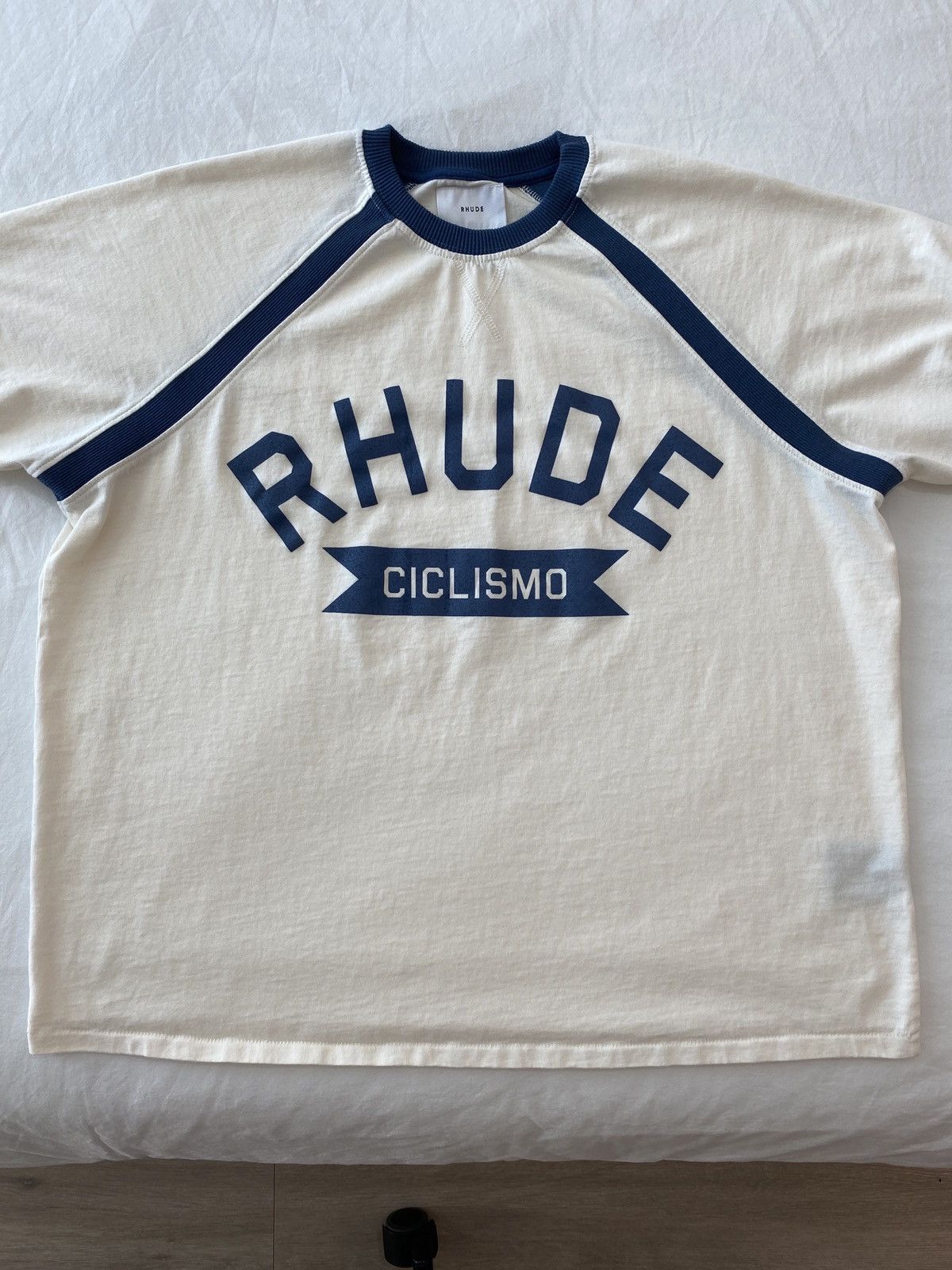 Rhude Rhude Blue Cyclin Ciclismo Ralgan Tee Size US M / EU 48-50 / 2 - 4 Thumbnail