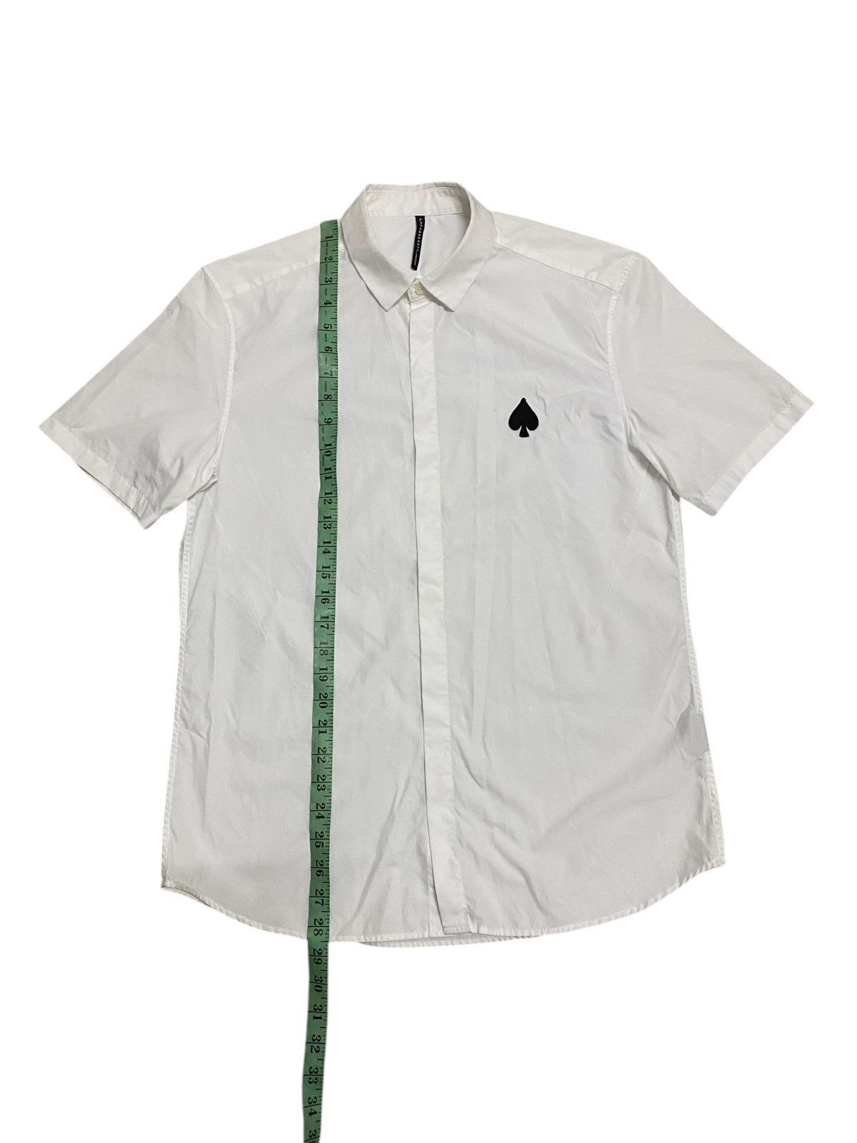 Japanese Brand × Neil Barrett × Vintage Vintage Black Barrett Spade Neil Barrett White Shirt Size US L / EU 52-54 / 3 - 11 Thumbnail