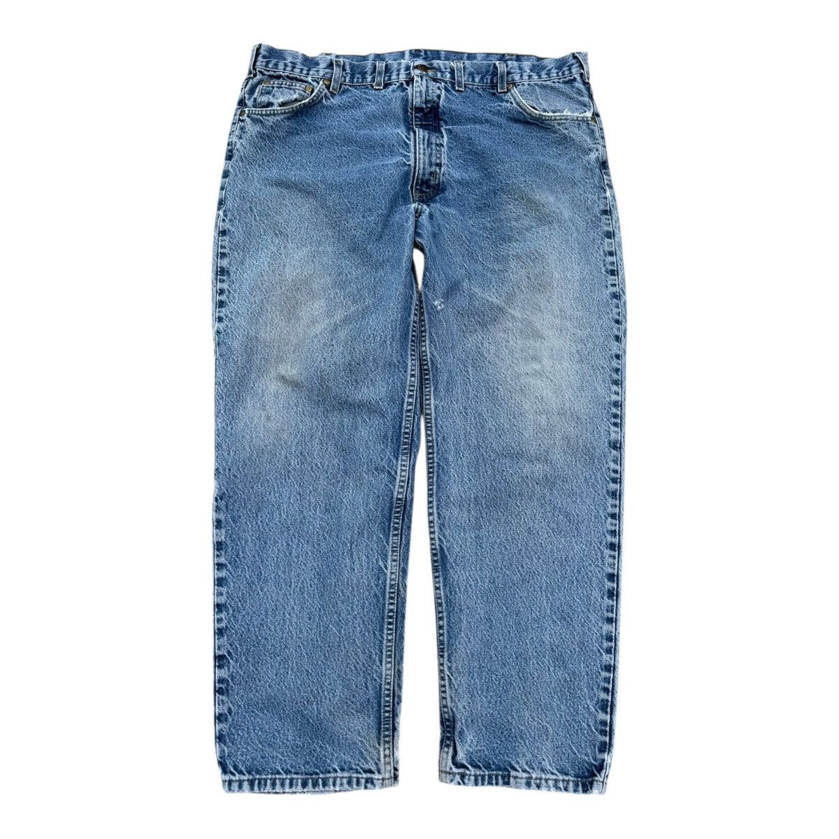 Carhartt Vintage Carhartt B17 Straight Leg Denim Jeans Faded Blue 44 Size US 44 / EU 60 - 1 Thumbnail