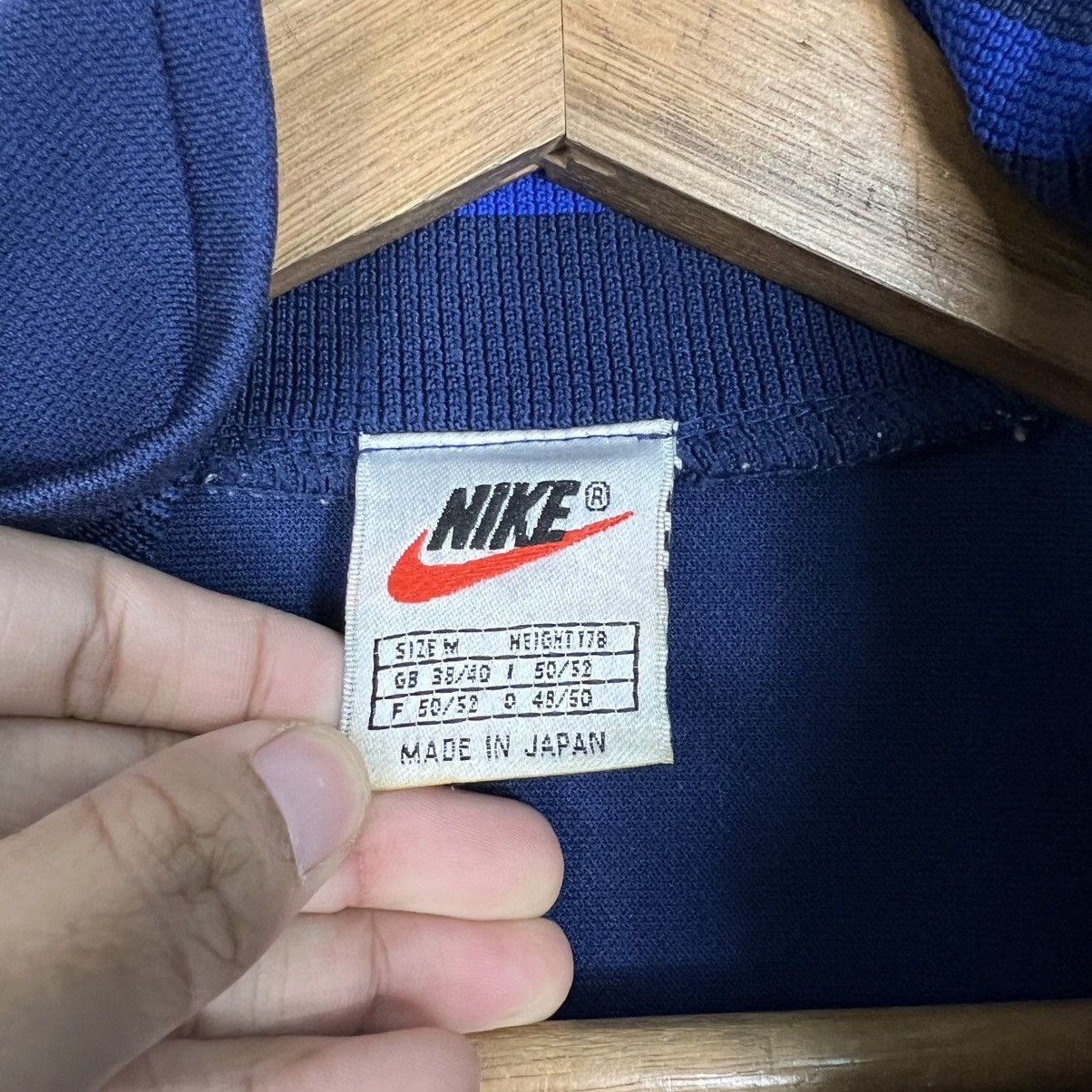 Nike Vintage 90's NIKE Dri-Fit Track Top Jacket #4048-C184 Size US M / EU 48-50 / 2 - 13 Thumbnail