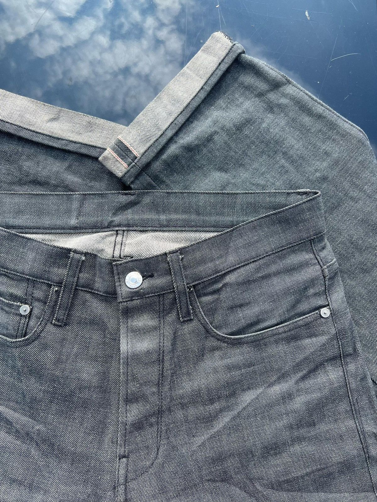 Helmut Lang Helmut Lang New York Selvedge Black Washed Denim Pants W30 Size US 30 / EU 46 - 3 Thumbnail