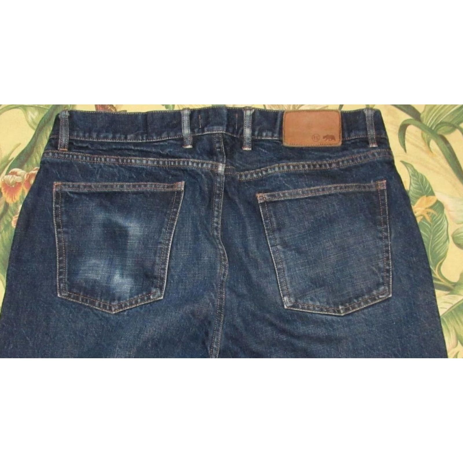 Taylor Stitch Taylor Stitch Denim Jeans Slim Fit 33 x 30 Button Fly Men Blue Denim Jeans Slim Fit 33 x 30 Mens Size US 33 - 4 Thumbnail