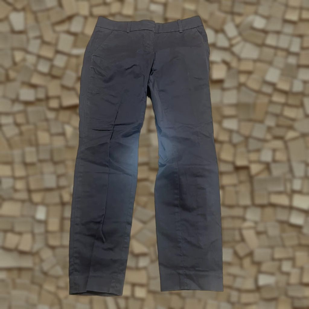 J.Crew J.Crew Pants Women's 00 Black Cafe Capri Dark Wash Straight Capris Casual Fall Spring Summer 00 Womens Pants Regular Straight Inseam 26 in Size 24" / US 00 / IT 34 - 1 Thumbnail