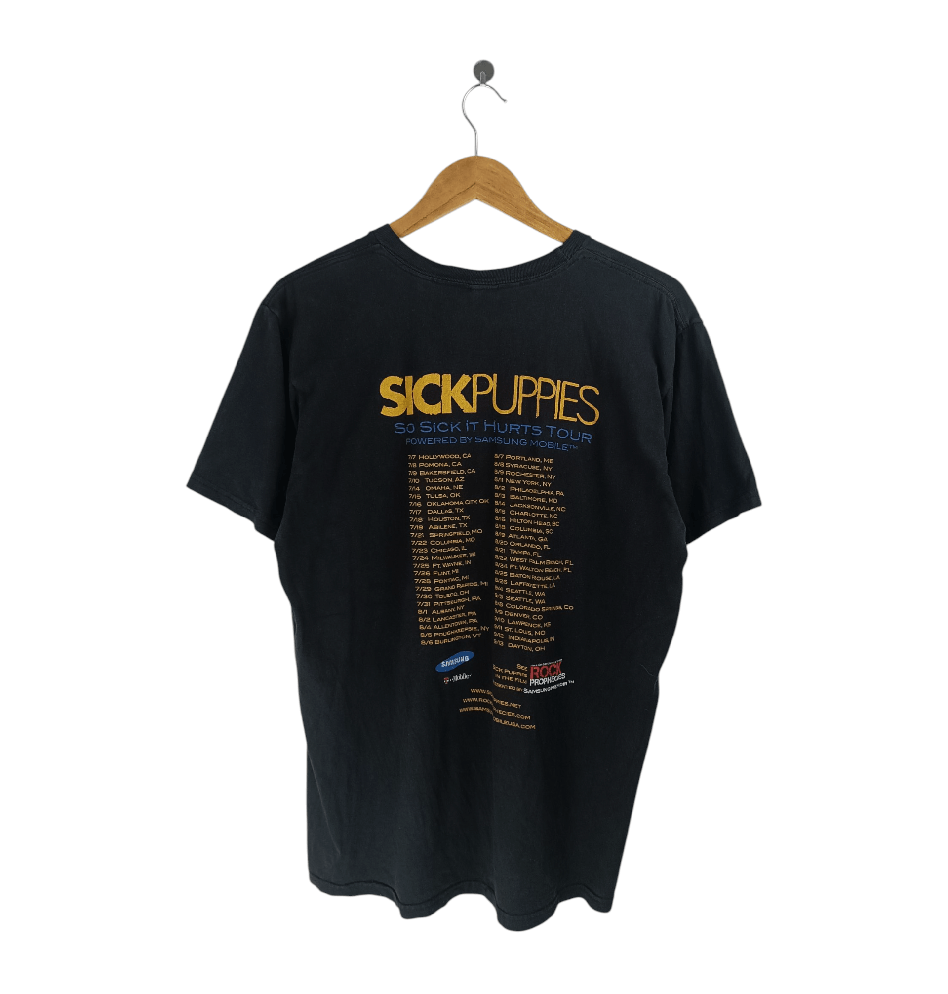 Vintage VINTAGE '09 SICK PUPPIES SO SICK TOUR TEE 3 DAYS GRACE Size US L / EU 52-54 / 3 - 2 Thumbnail