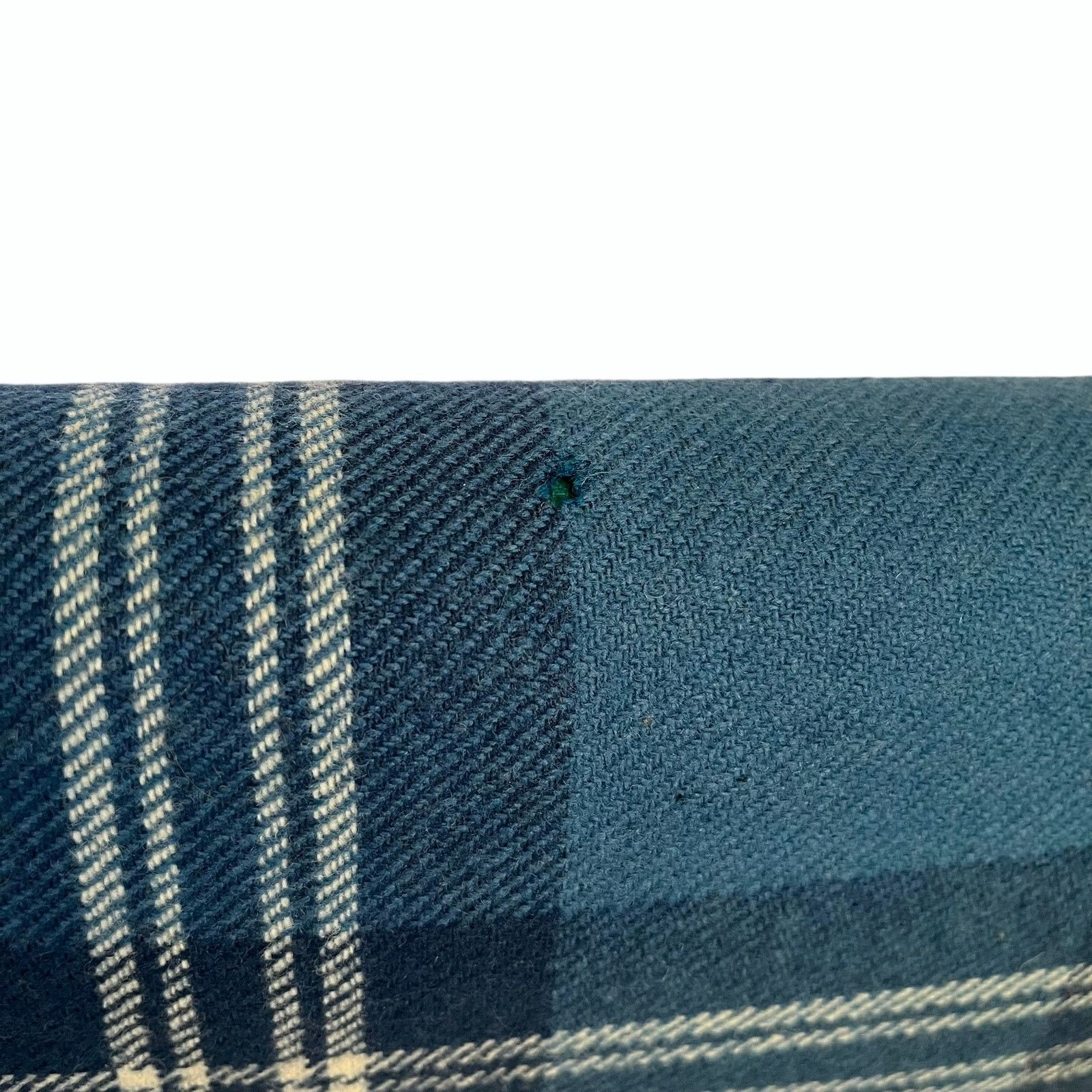 Vintage Vintage Brown's of Bermuda Blue Wool Tartan Handbag & Wallet Size ONE SIZE - 14 Thumbnail