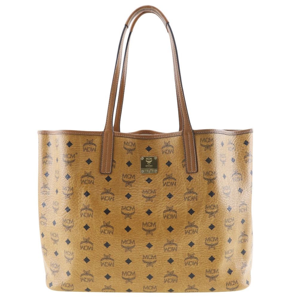 MCM MCM MCM Visetos PVC Coated Canvas Tote Bag Canvas Tote Bag DUTY FREE for USA Size ONE SIZE - 1 Thumbnail