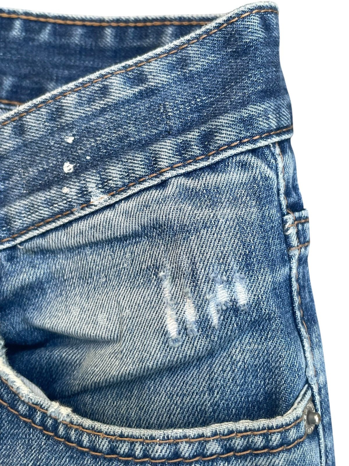 Designer × Dsquared2 Dsquared2 Distresed Denim Size US 33 - 10 Thumbnail