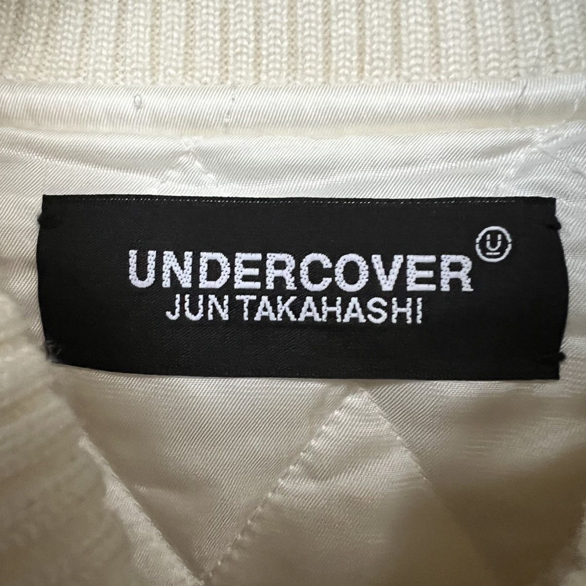 Jun Takahashi Undercover “A Wolf Will Never Be A Pet” Leather Wool Bomber Size US XL / EU 56 / 4 - 9 Thumbnail