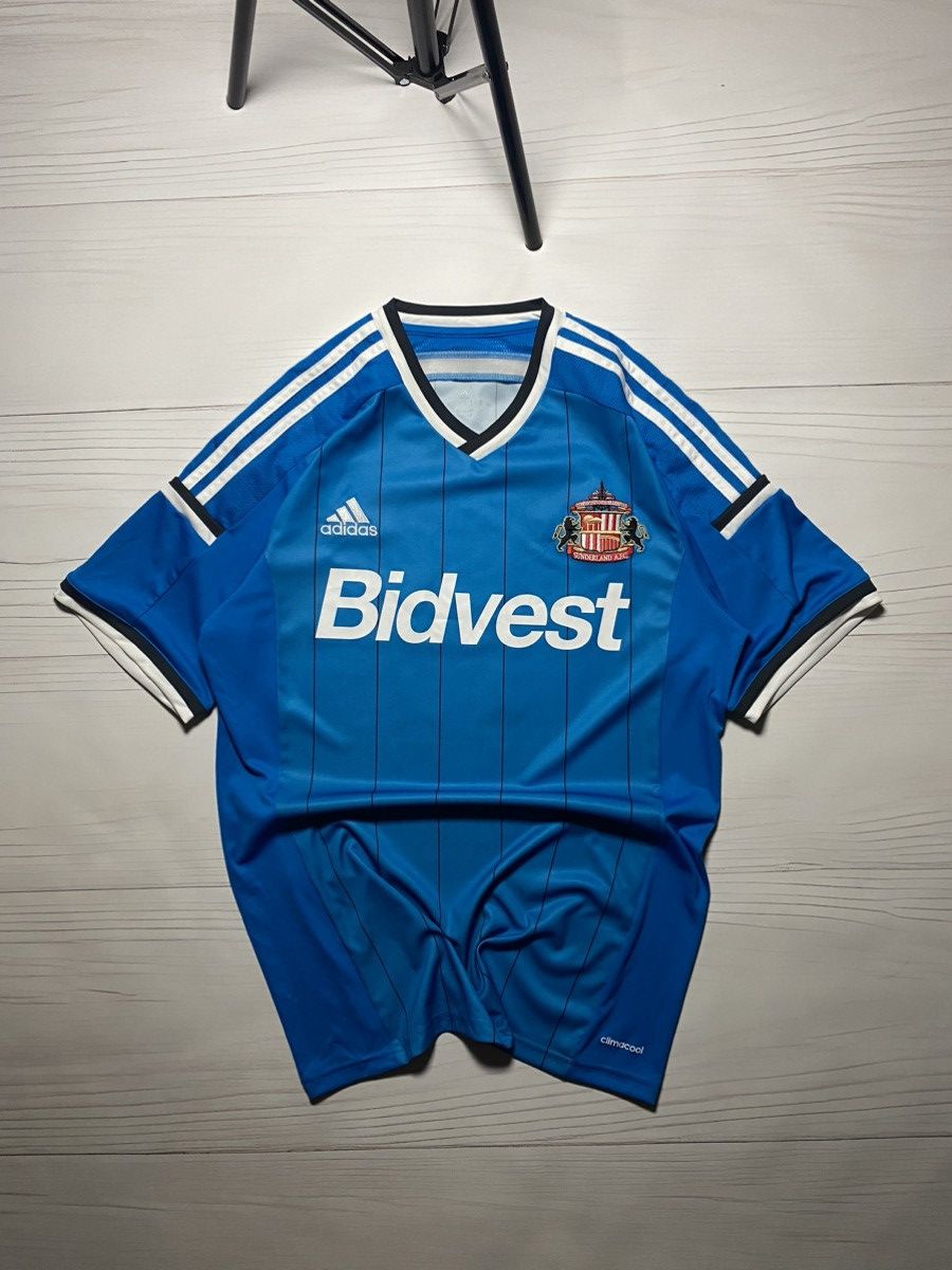 Adidas Adidas Sunderland 2014/15 Away Football Shirt Soccer Jersey Size US L / EU 52-54 / 3 - 1 Thumbnail