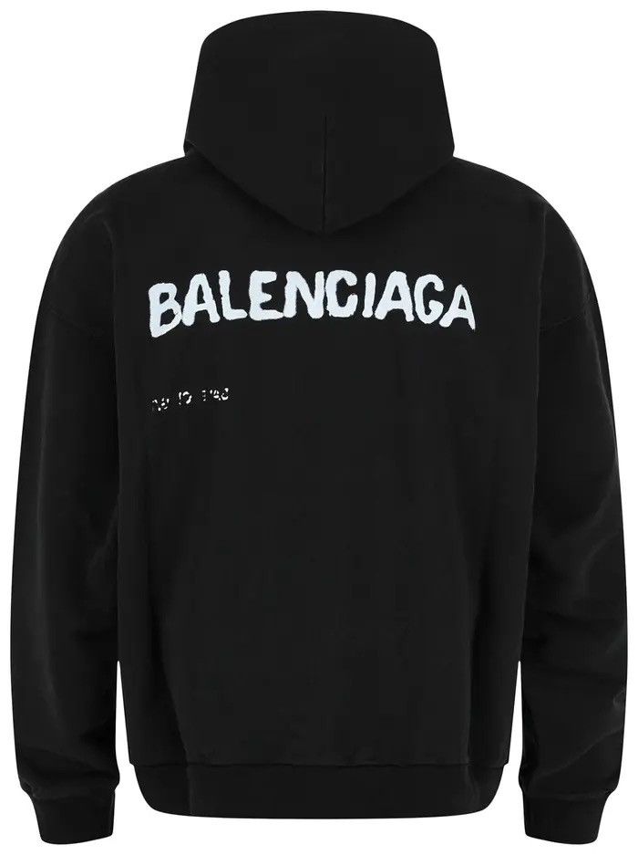 Balenciaga Balenciaga Hand Drawn Logo Hoodie Size US M / EU 48-50 / 2 - 6 Thumbnail